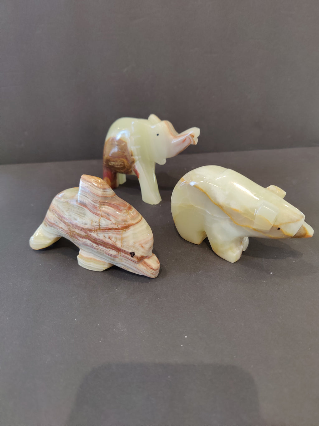 Green Onyx Animal Figurine Sculpture 4" | Lapidary | Wiccan Center