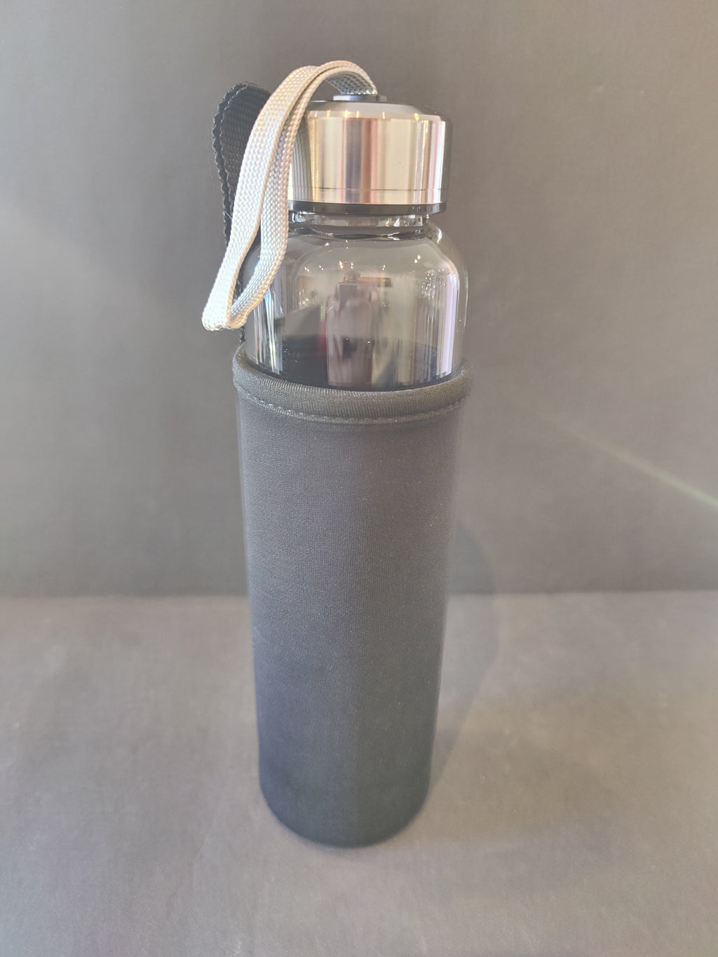 Crystal Infused Stainless Steel & Glass 16oz Water Bottle with Insulation Sleeve | Accessories | Wiccan Center