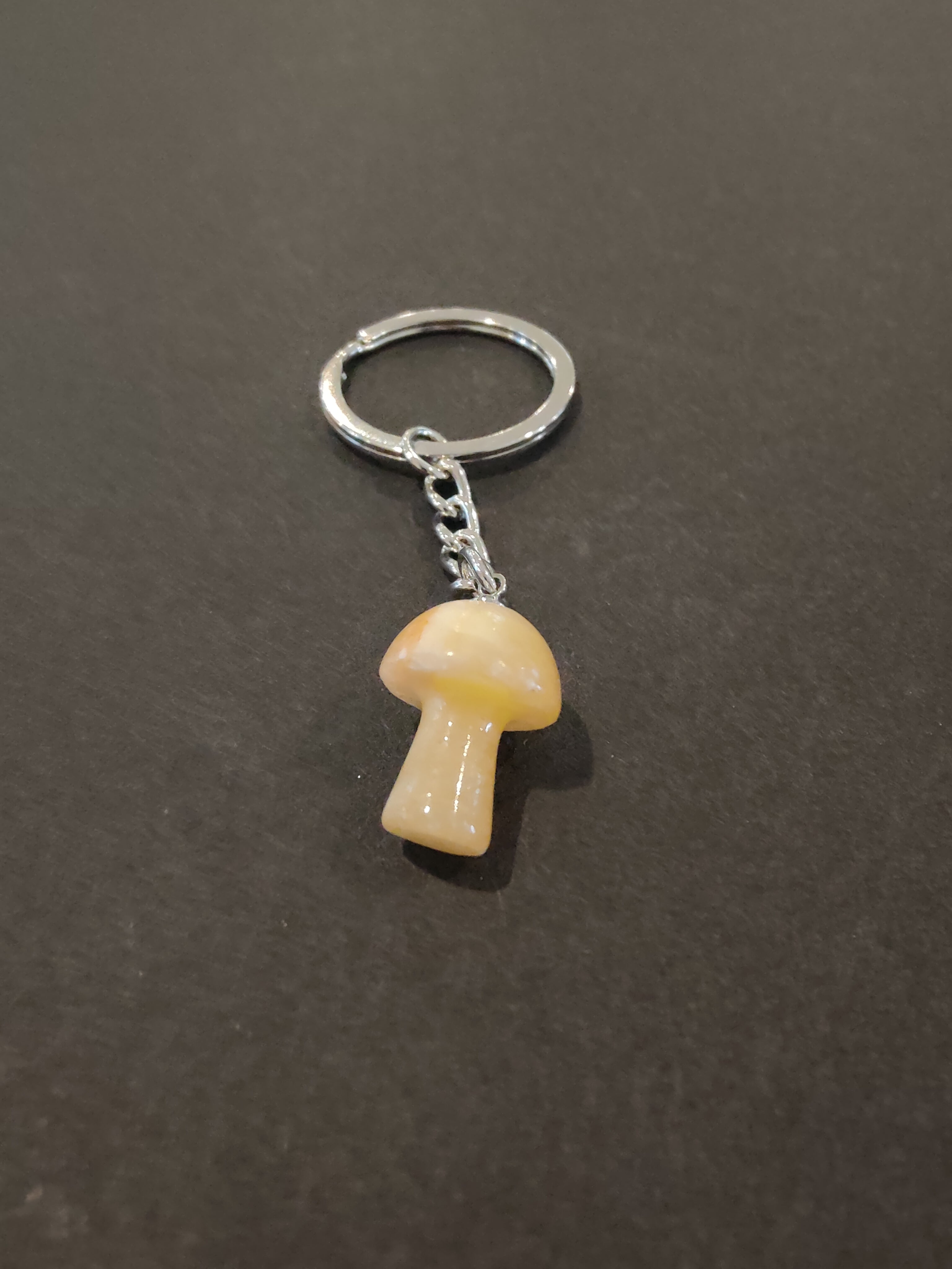 Stone Mushroom Keychain | Lapidary | Wiccan Center