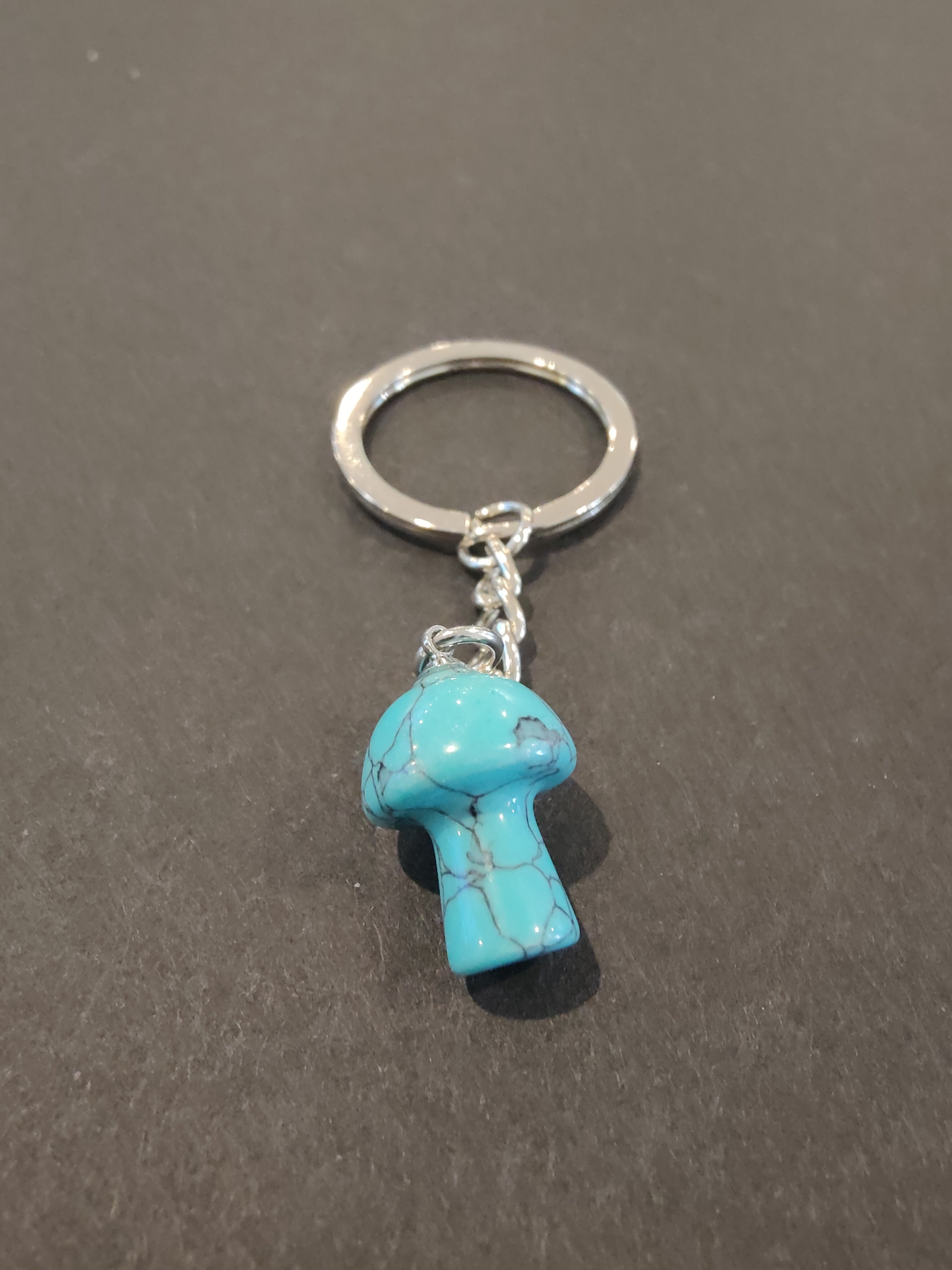 Stone Mushroom Keychain | Lapidary | Wiccan Center