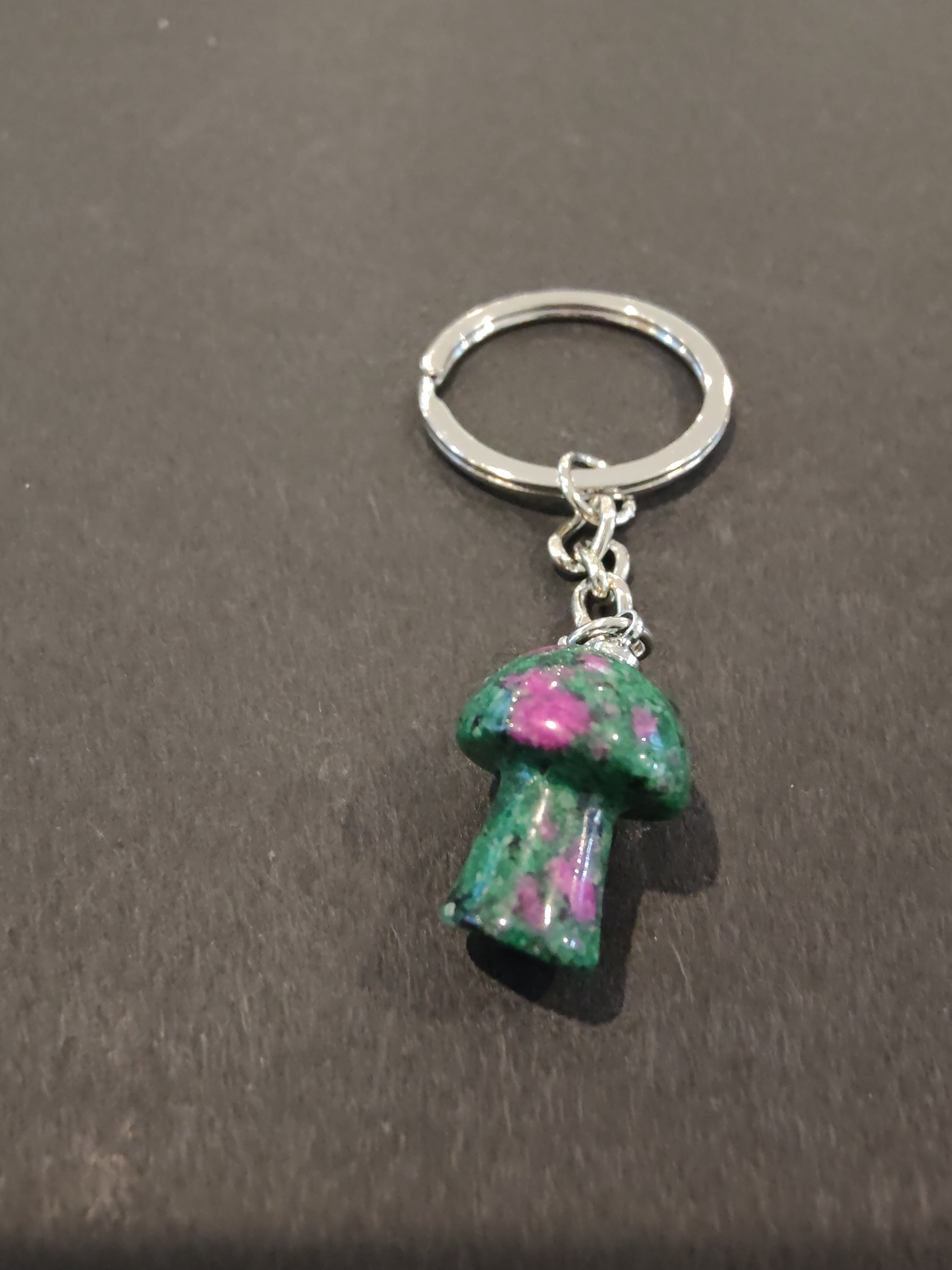 Stone Mushroom Keychain | Lapidary | Wiccan Center