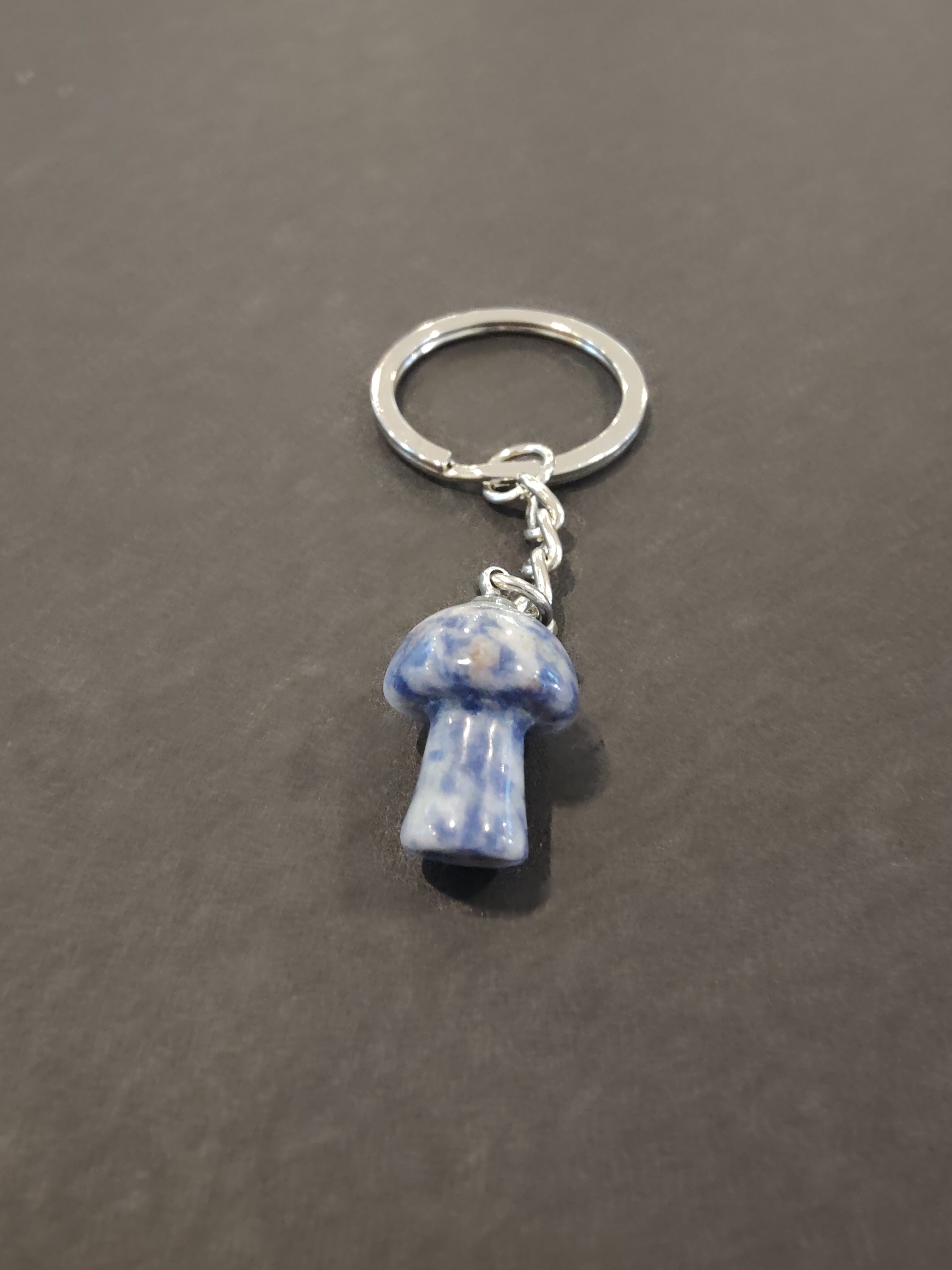 Stone Mushroom Keychain | Lapidary | Wiccan Center
