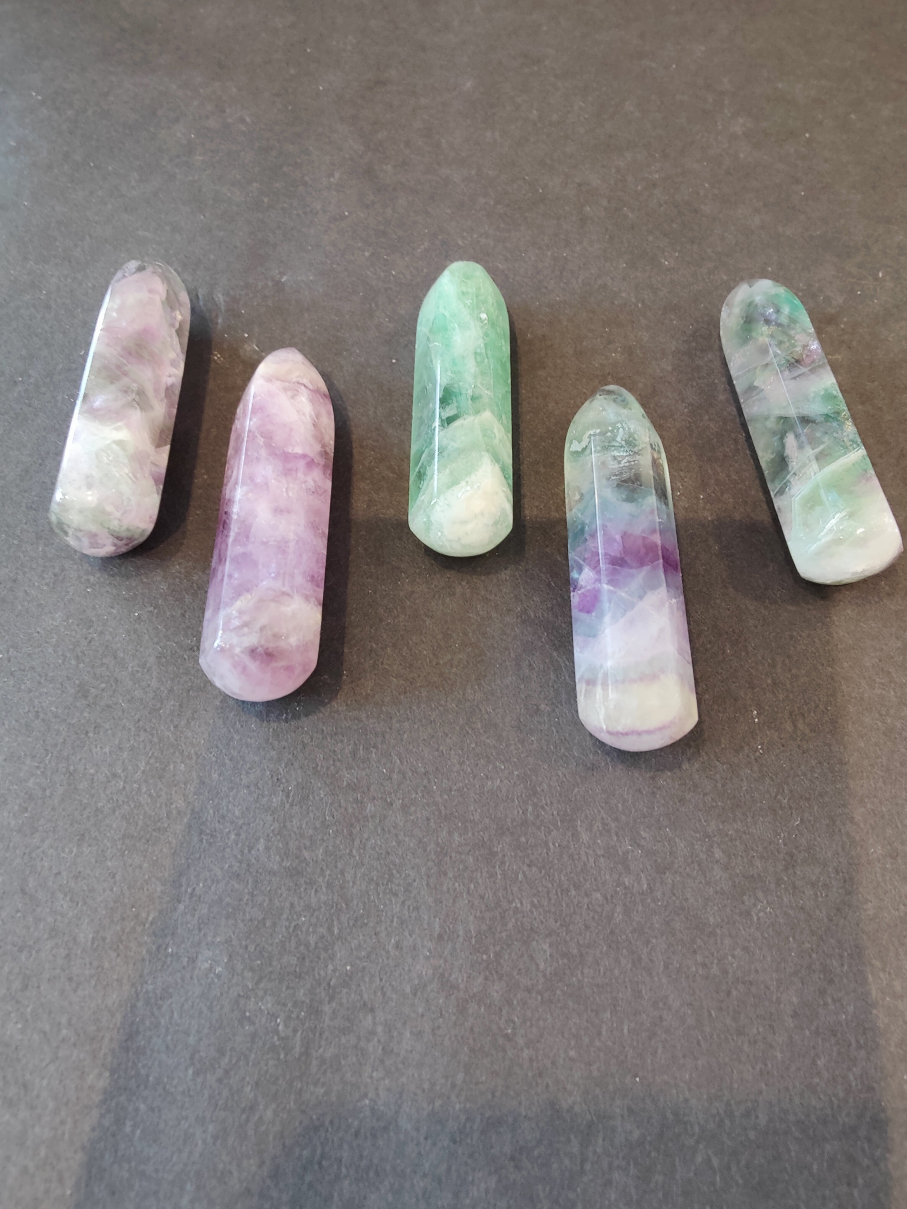 Multi Color Fluorite Point | Lapidary | Wiccan Center