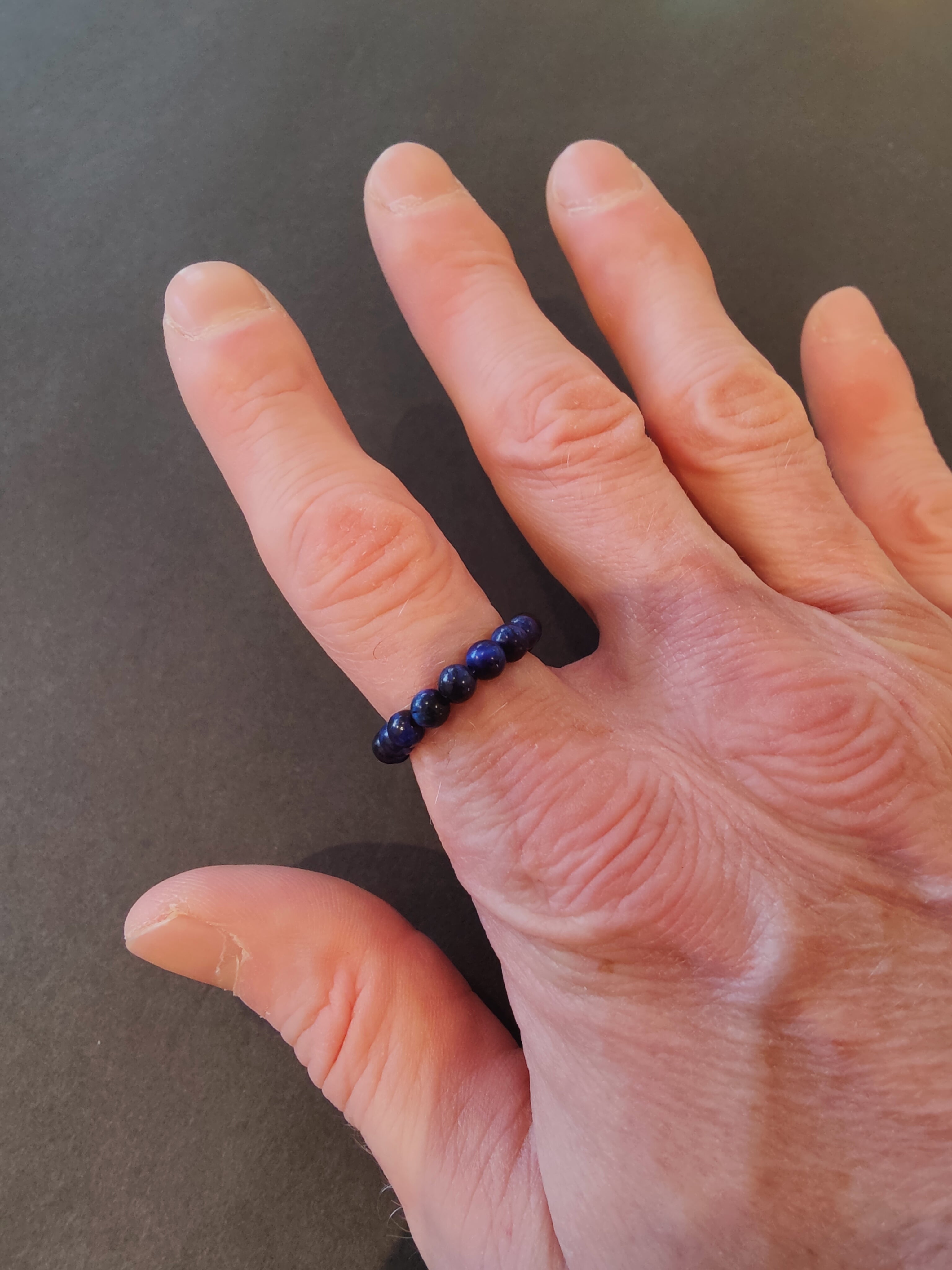 Beaded 4mm Stone Ring | Jewelry | Wiccan Center