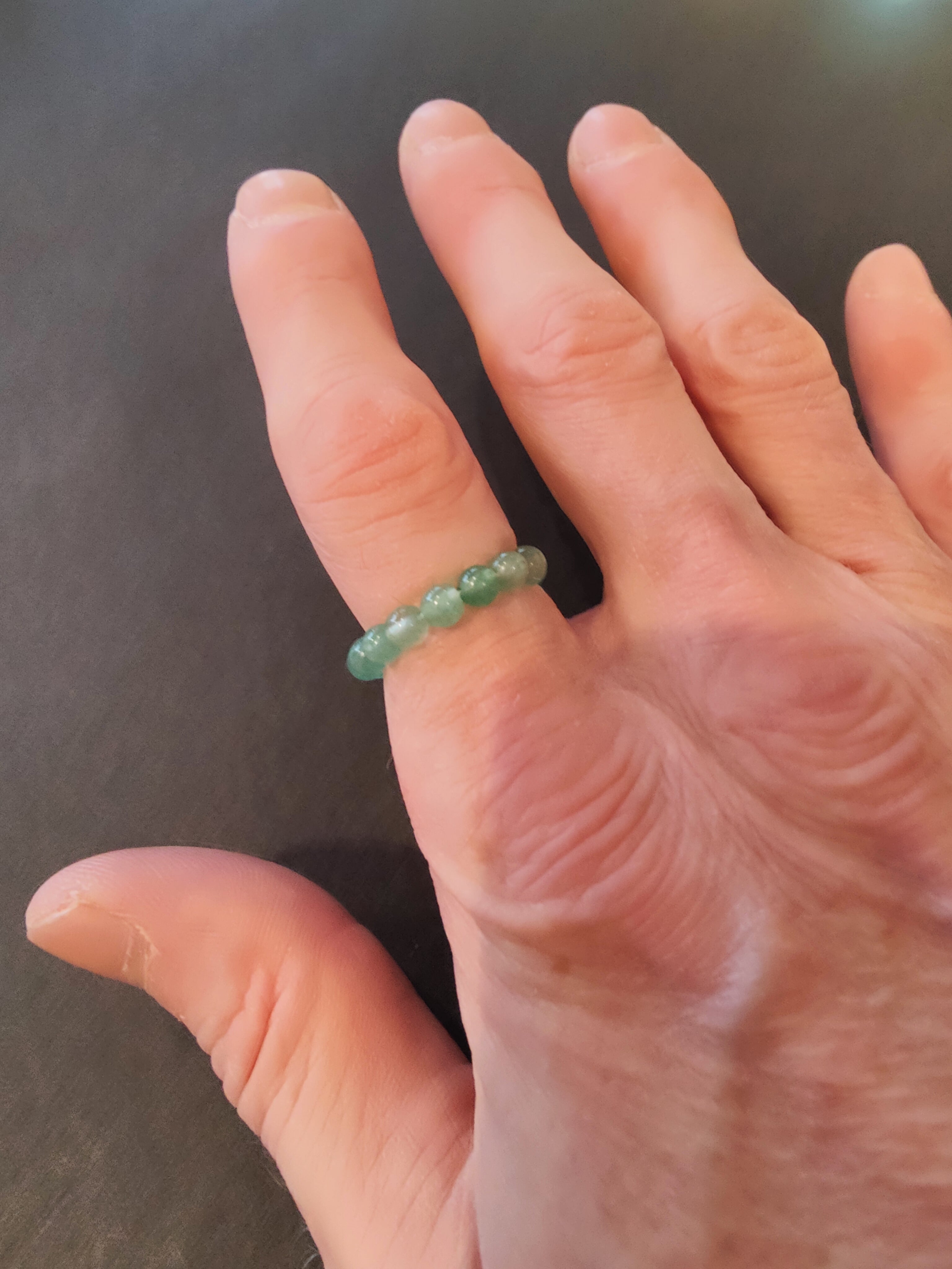Beaded 4mm Stone Ring | Jewelry | Wiccan Center