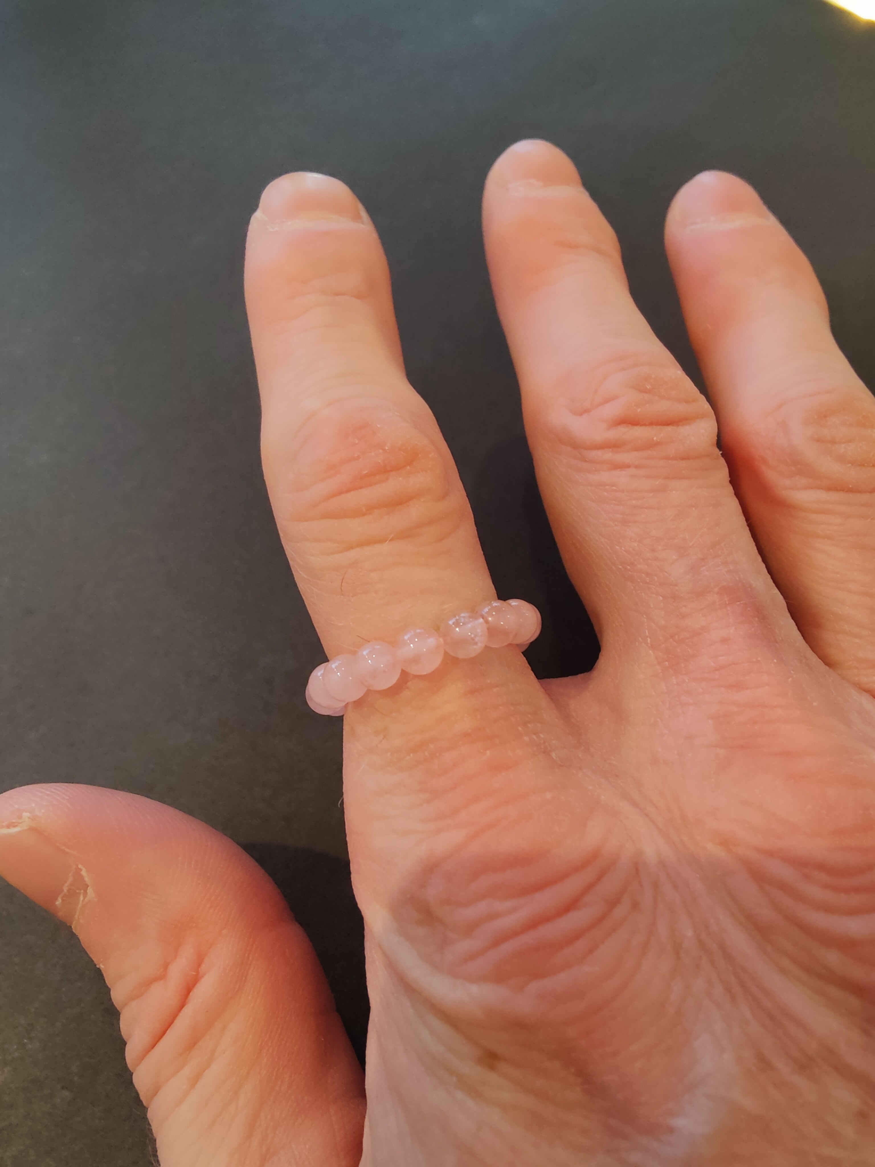 Beaded 4mm Stone Ring | Jewelry | Wiccan Center