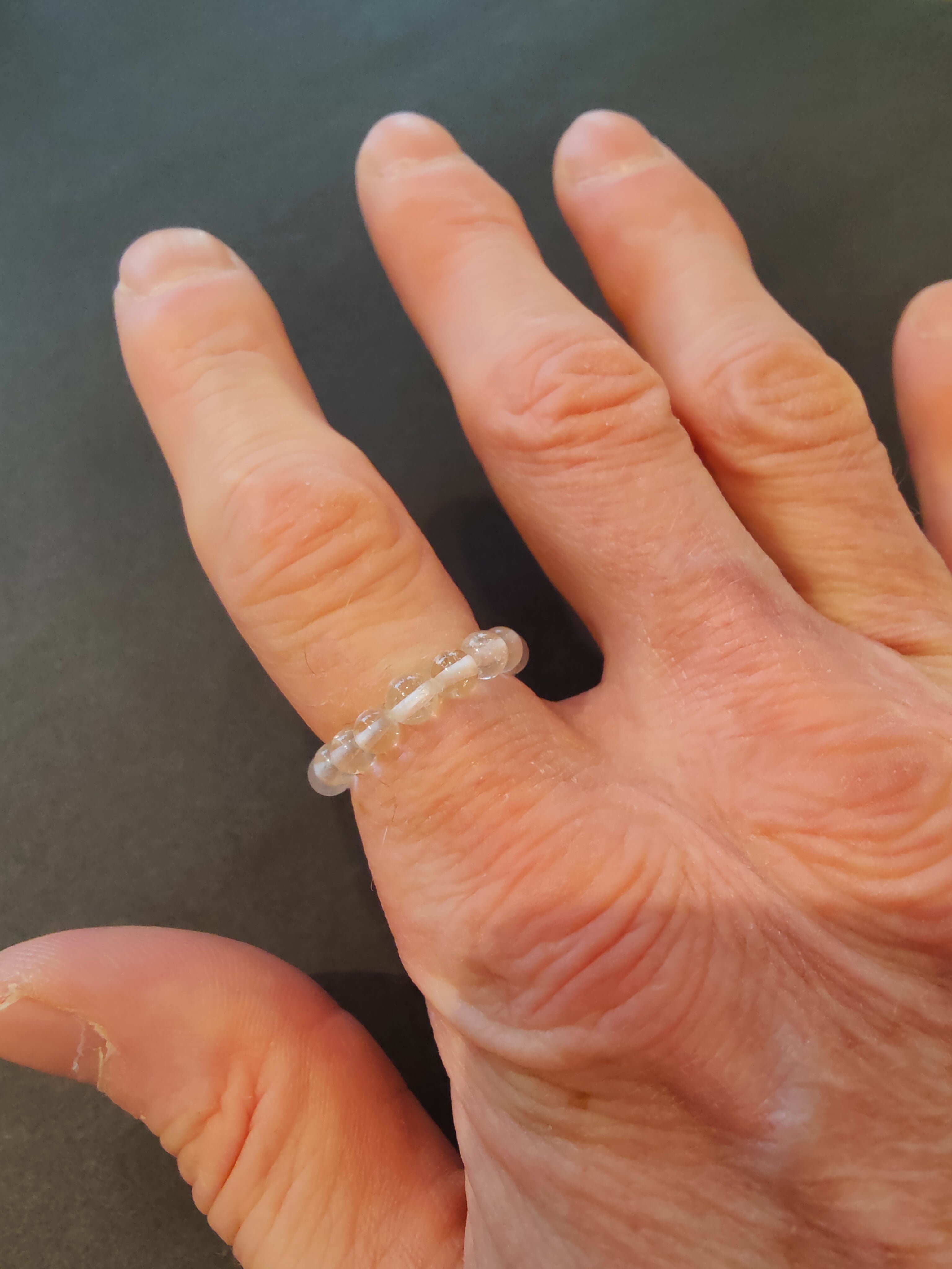 Beaded 4mm Stone Ring | Jewelry | Wiccan Center