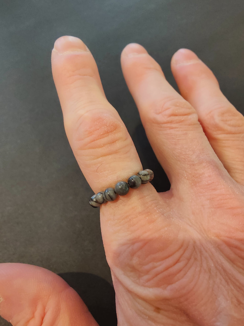 Beaded 4mm Stone Ring | Jewelry | Wiccan Center