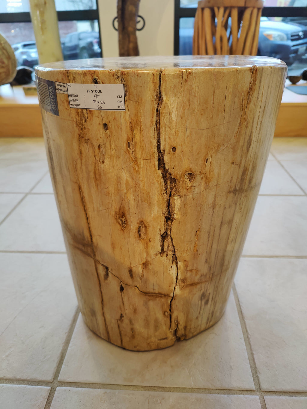 Petrified Wood Pedestal | Lapidary | Wiccan Center