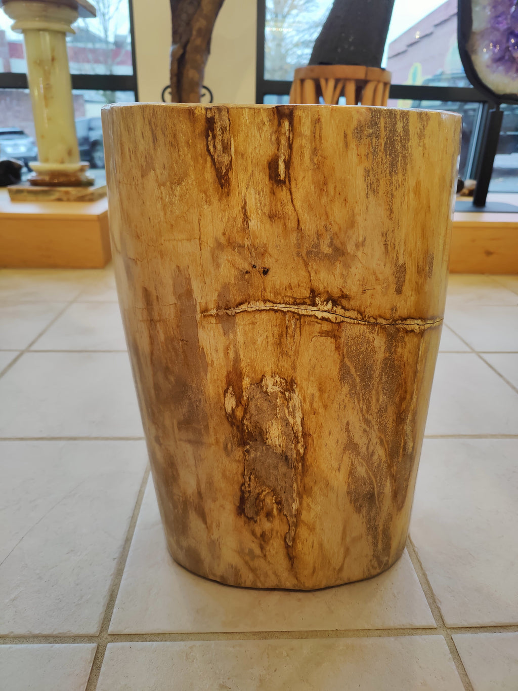 Petrified Wood Pedestal | Lapidary | Wiccan Center