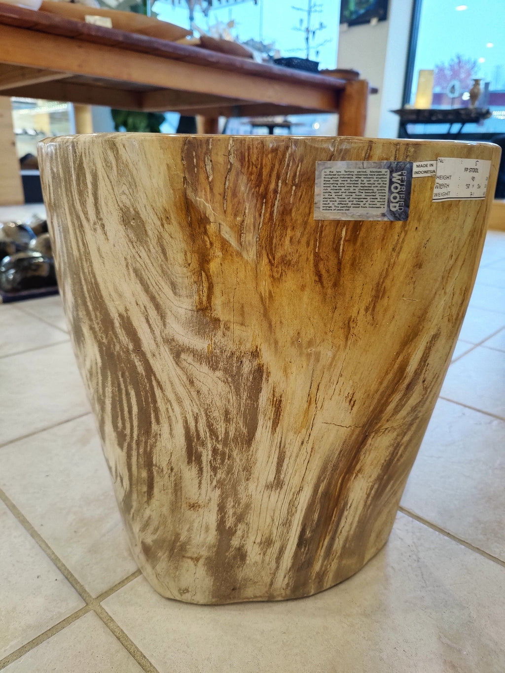 Petrified Wood Pedestal | Lapidary | Wiccan Center
