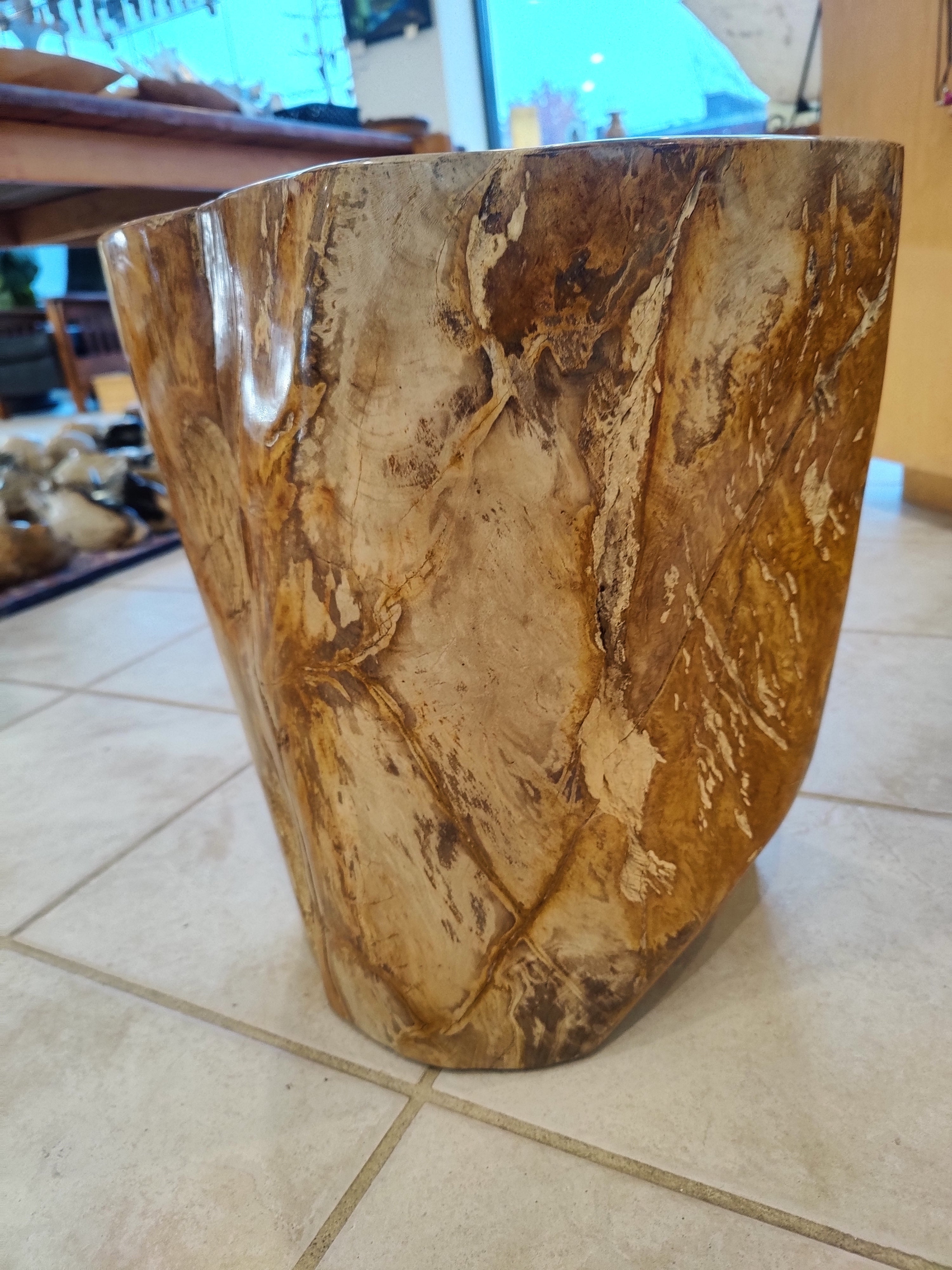Petrified Wood Pedestal | Lapidary | Wiccan Center