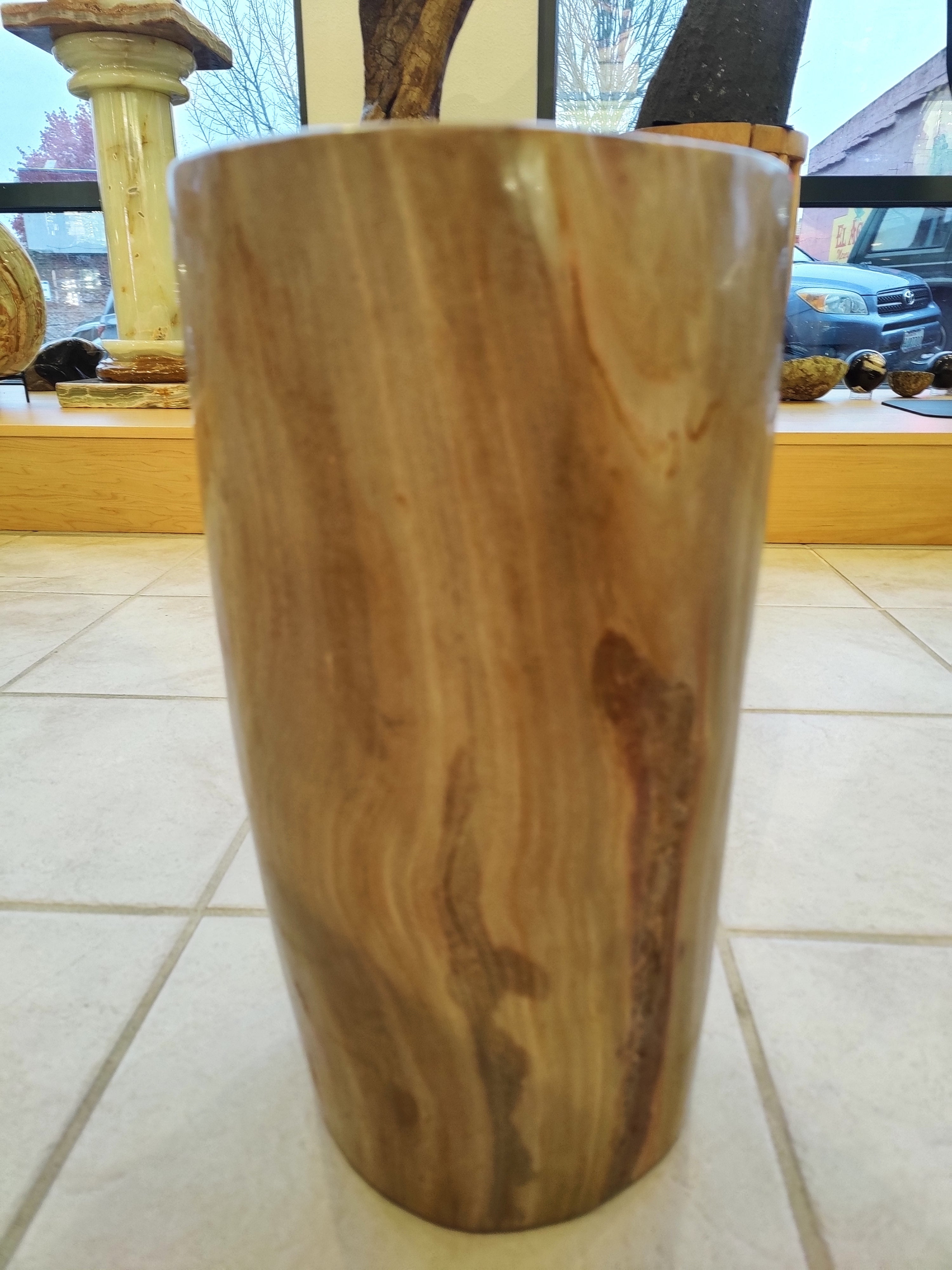Petrified Wood Pedestal | Lapidary | Wiccan Center