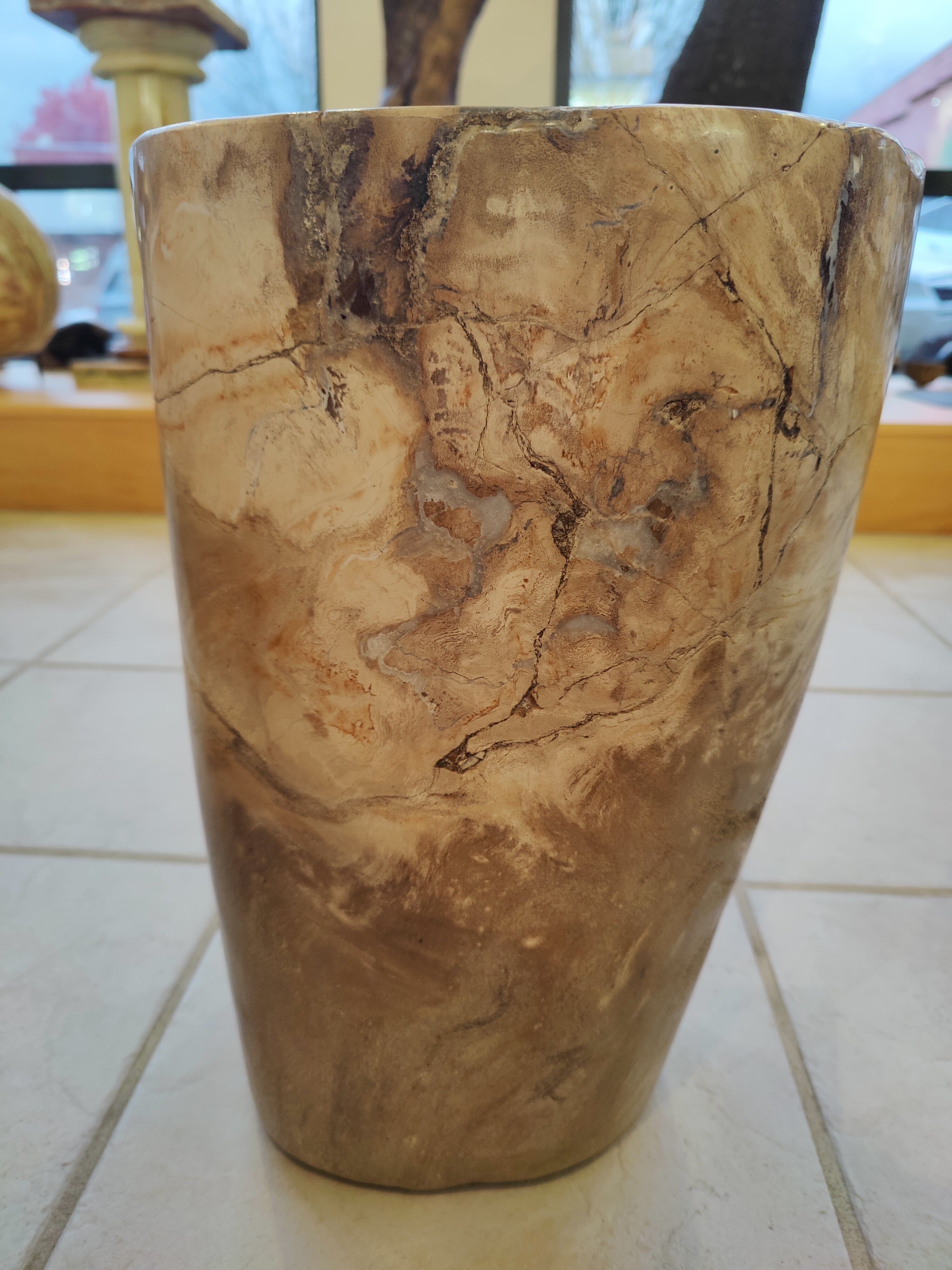 Petrified Wood Pedestal | Lapidary | Wiccan Center
