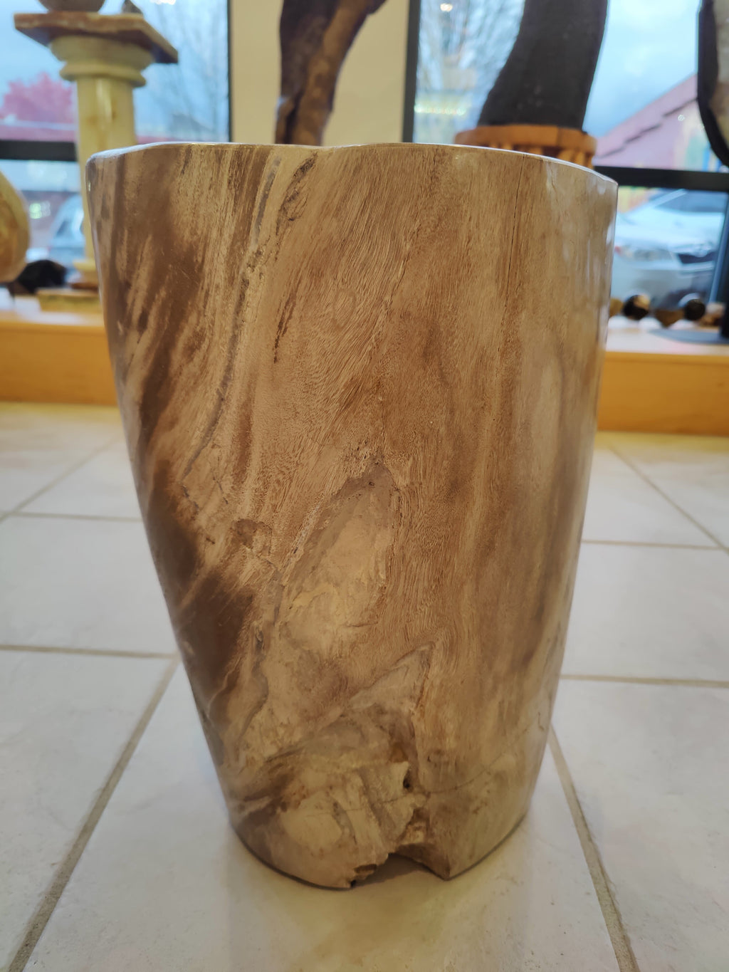Petrified Wood Pedestal | Lapidary | Wiccan Center