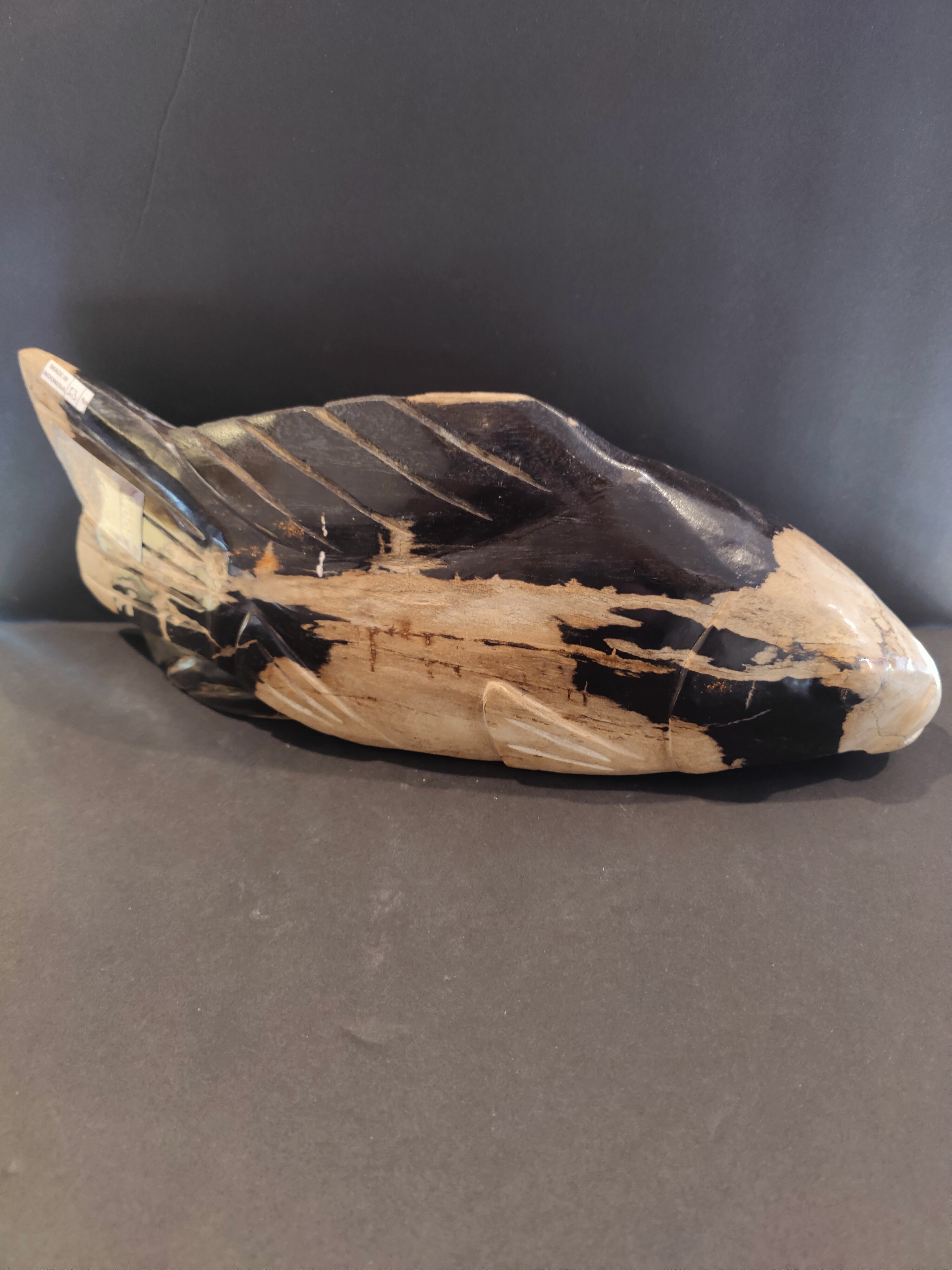 Petrified Wood Fish Sculpture | Lapidary | Wiccan Center