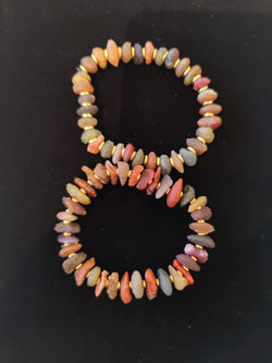Gobi Desert Agate Beaded Bracelet, Gobi Desert, China | Jewelry | Wiccan Center