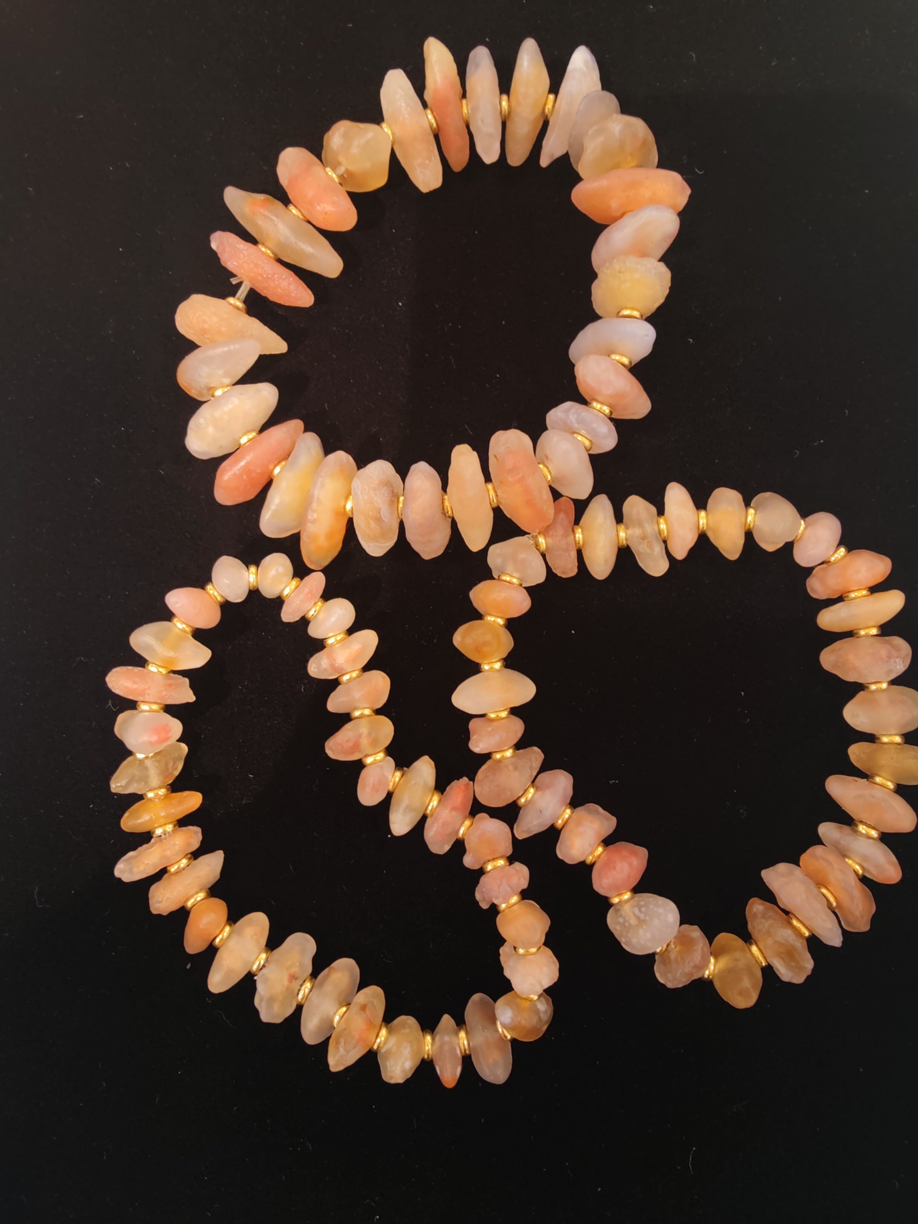 Gobi Desert Agate Beaded Bracelet, Gobi Desert, China | Jewelry | Wiccan Center