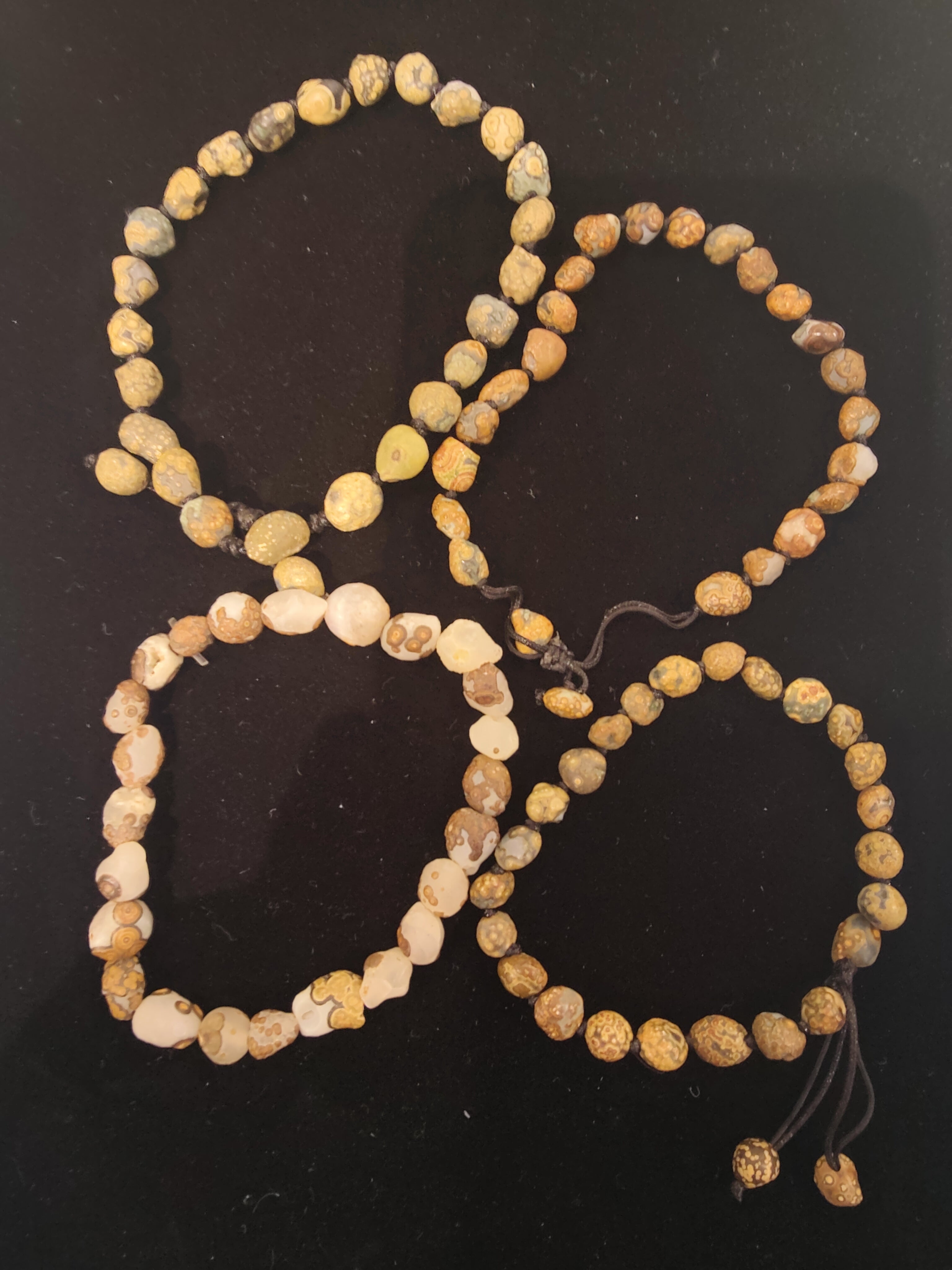 Zhuozi Mountain Eye Agate Beaded Bracelet | Jewelry | Wiccan Center
