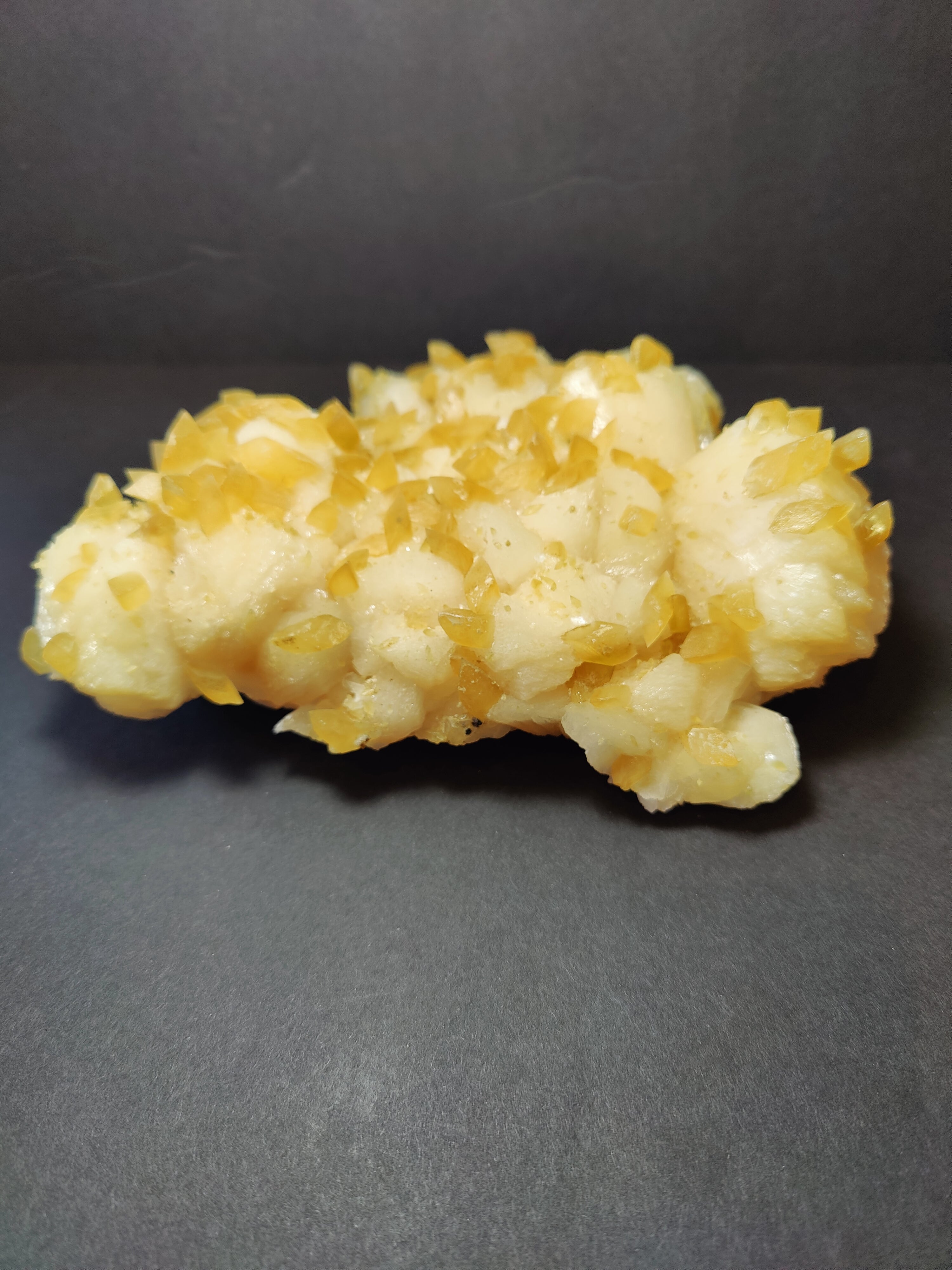 Golden Calcite Crystal Cluster | Minerals | Wiccan Center