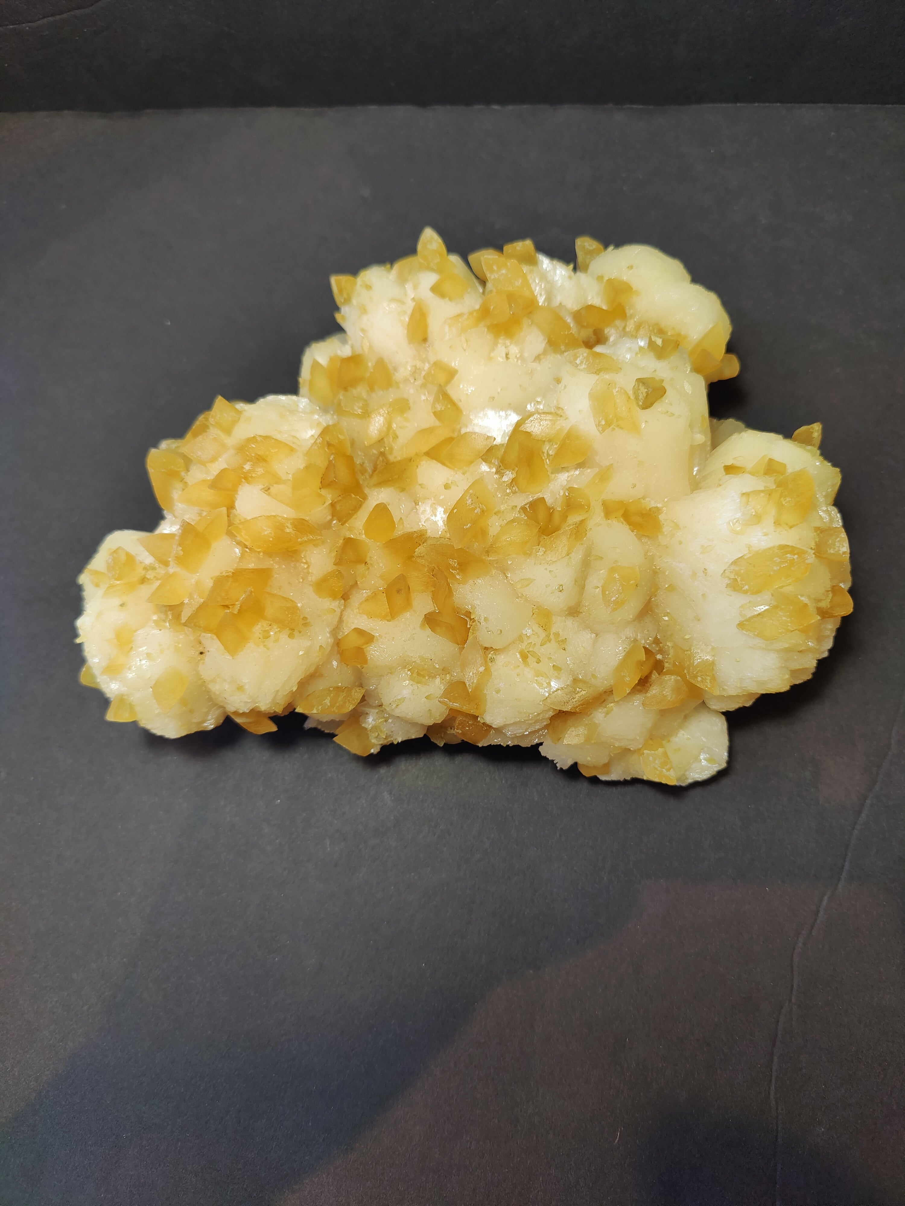 Golden Calcite Crystal Cluster | Minerals | Wiccan Center