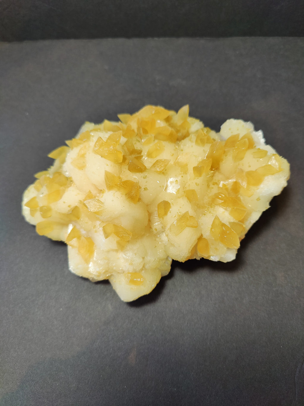 Golden Calcite Crystal Cluster | Minerals | Wiccan Center