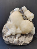 Stilbite "Heart" with Clear Apophyllite Cabinet Specimen 4,735g | Minerals | Wiccan Center