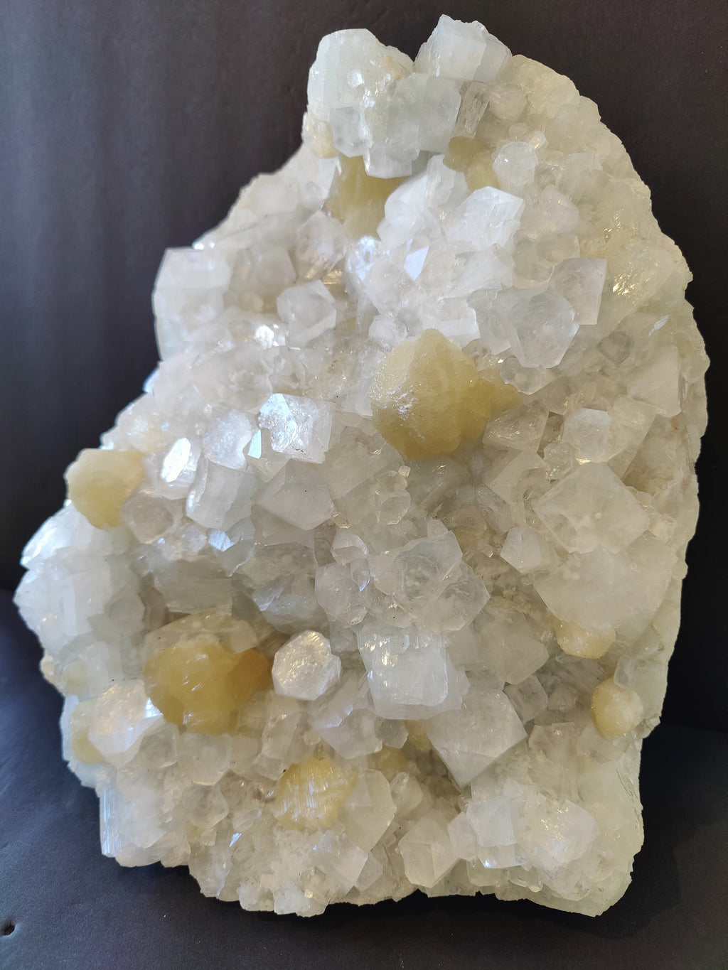 Clear Apophyllite with Stilbite Cabinet Specimen 10.8Kg | Minerals | Wiccan Center
