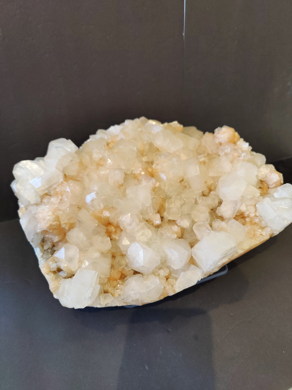 Clear Apophyllite with Peach Stilbite Cabinet Specimen 10kg | Minerals | Wiccan Center
