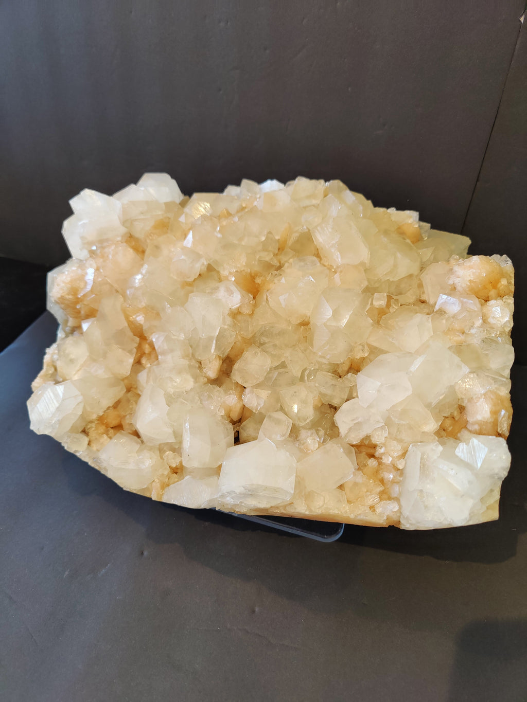 Clear Apophyllite with Peach Stilbite Cabinet Specimen 10kg | Minerals | Wiccan Center