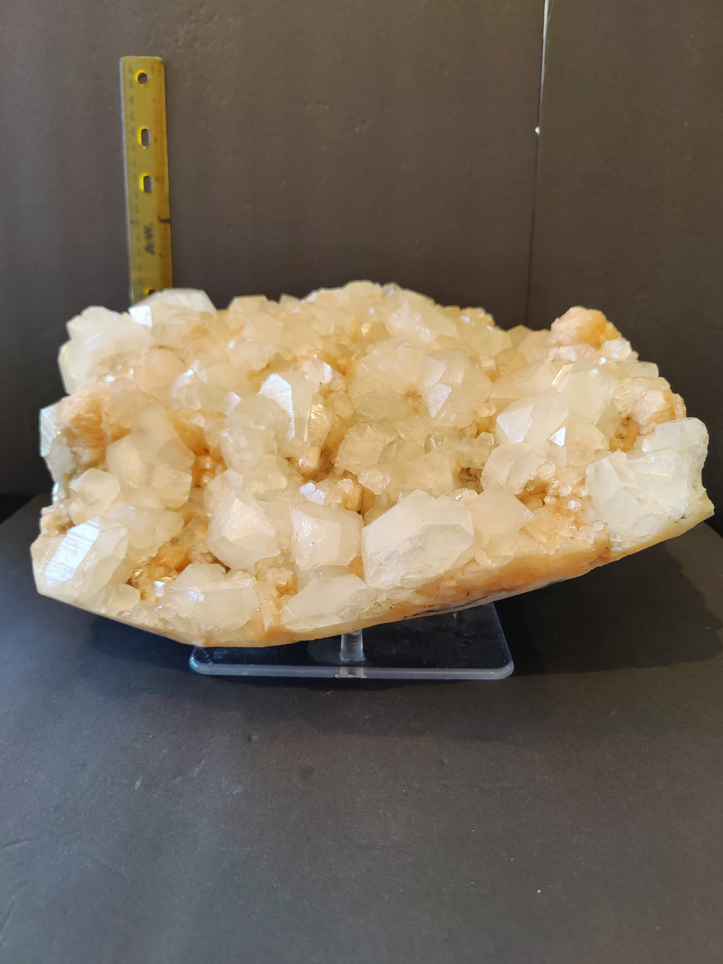 Clear Apophyllite with Peach Stilbite Cabinet Specimen 10kg | Minerals | Wiccan Center