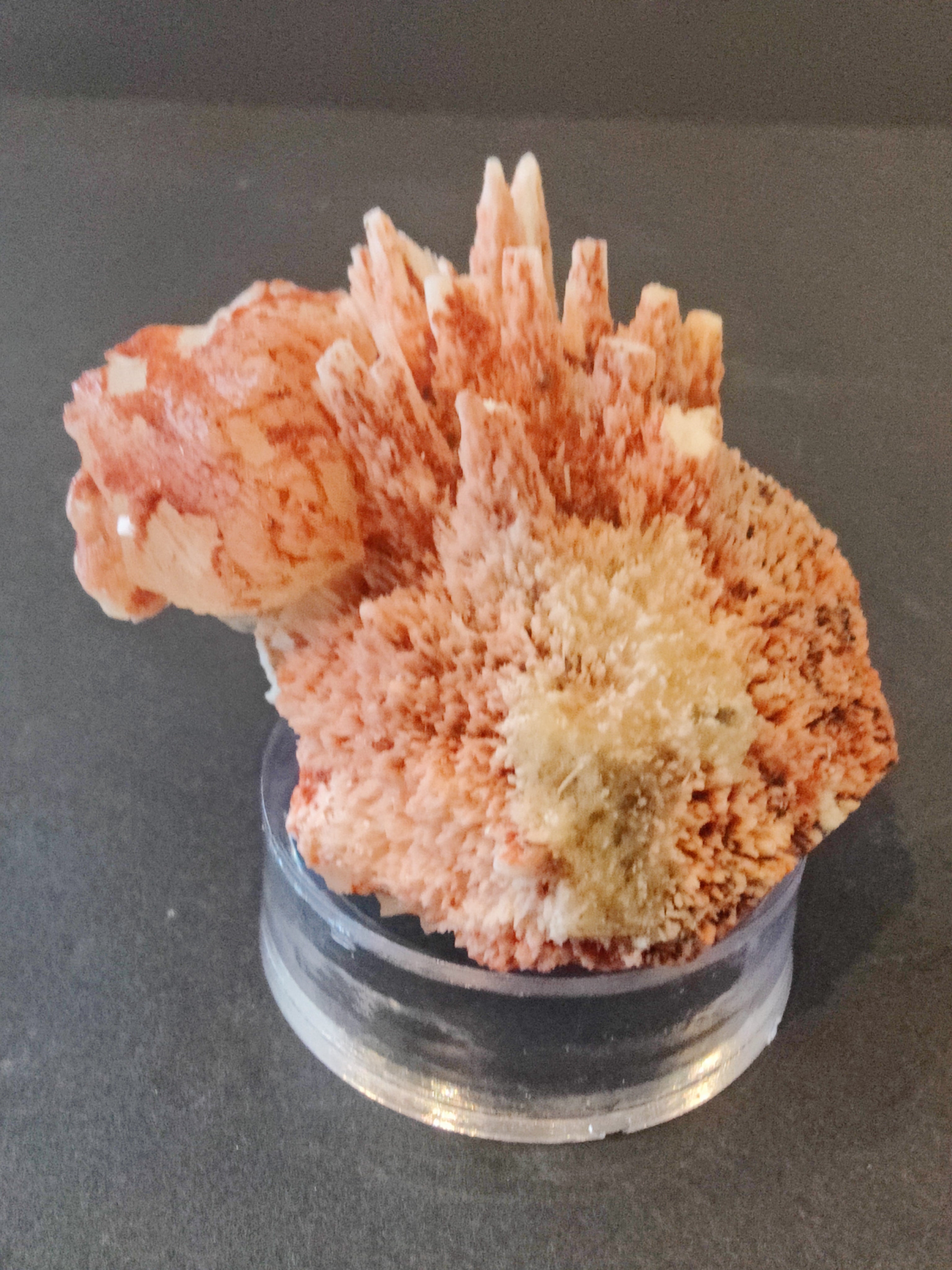 Red Mordenite with Stilbite Specimen 112g | Minerals | Wiccan Center
