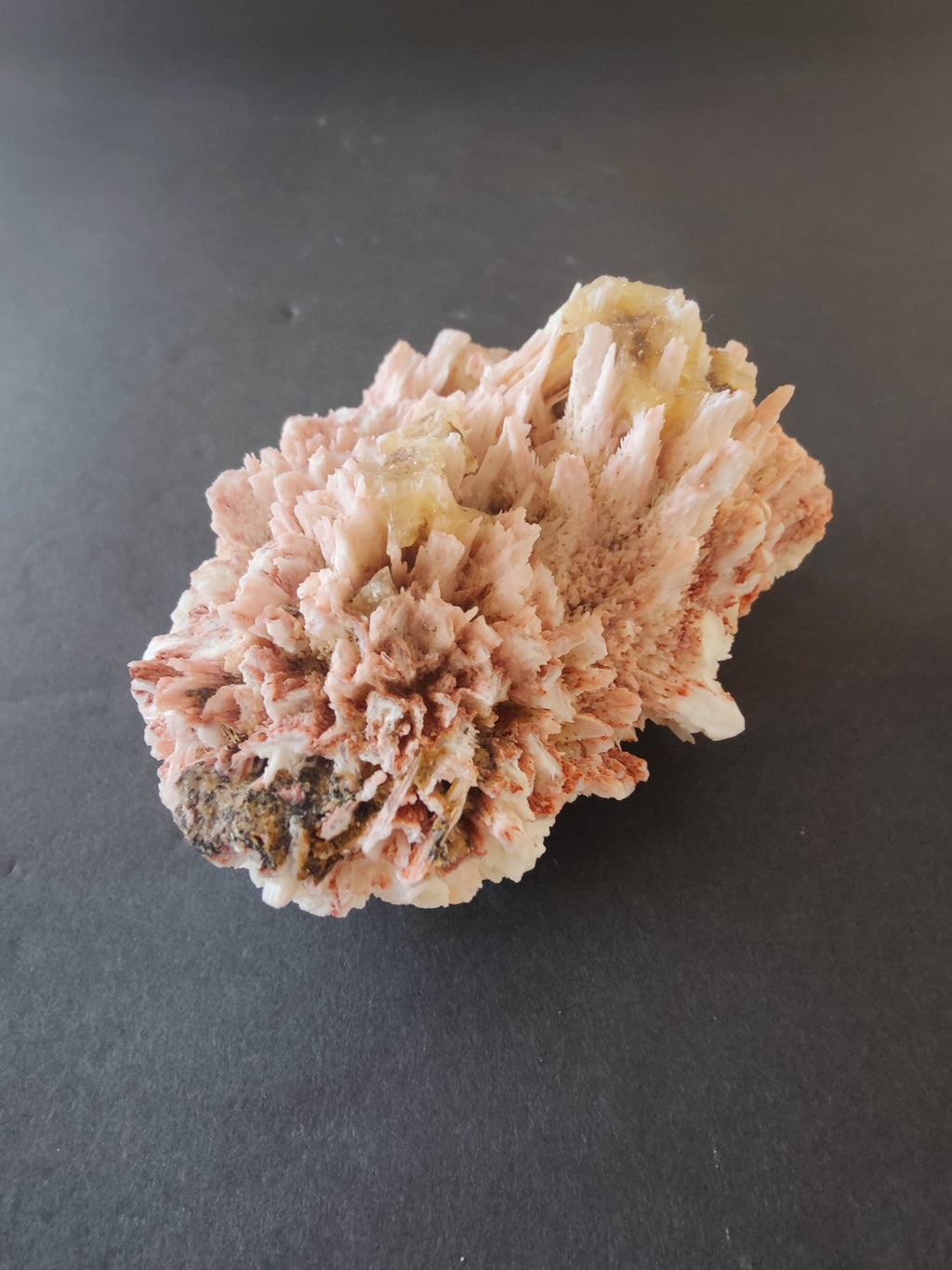 Red Mordenite with Stilbite Specimen 306g | Minerals | Wiccan Center