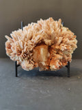 Red Mordenite with Stilbite Specimen 582g | Minerals | Wiccan Center