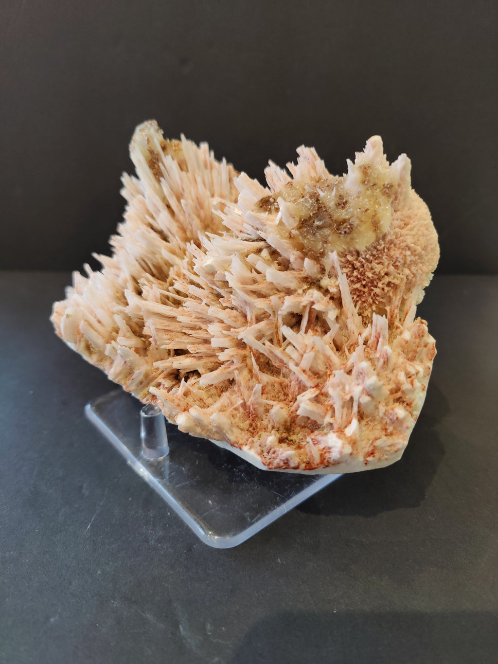 Red Mordenite with Stilbite Specimen 1,261g | Minerals | Wiccan Center