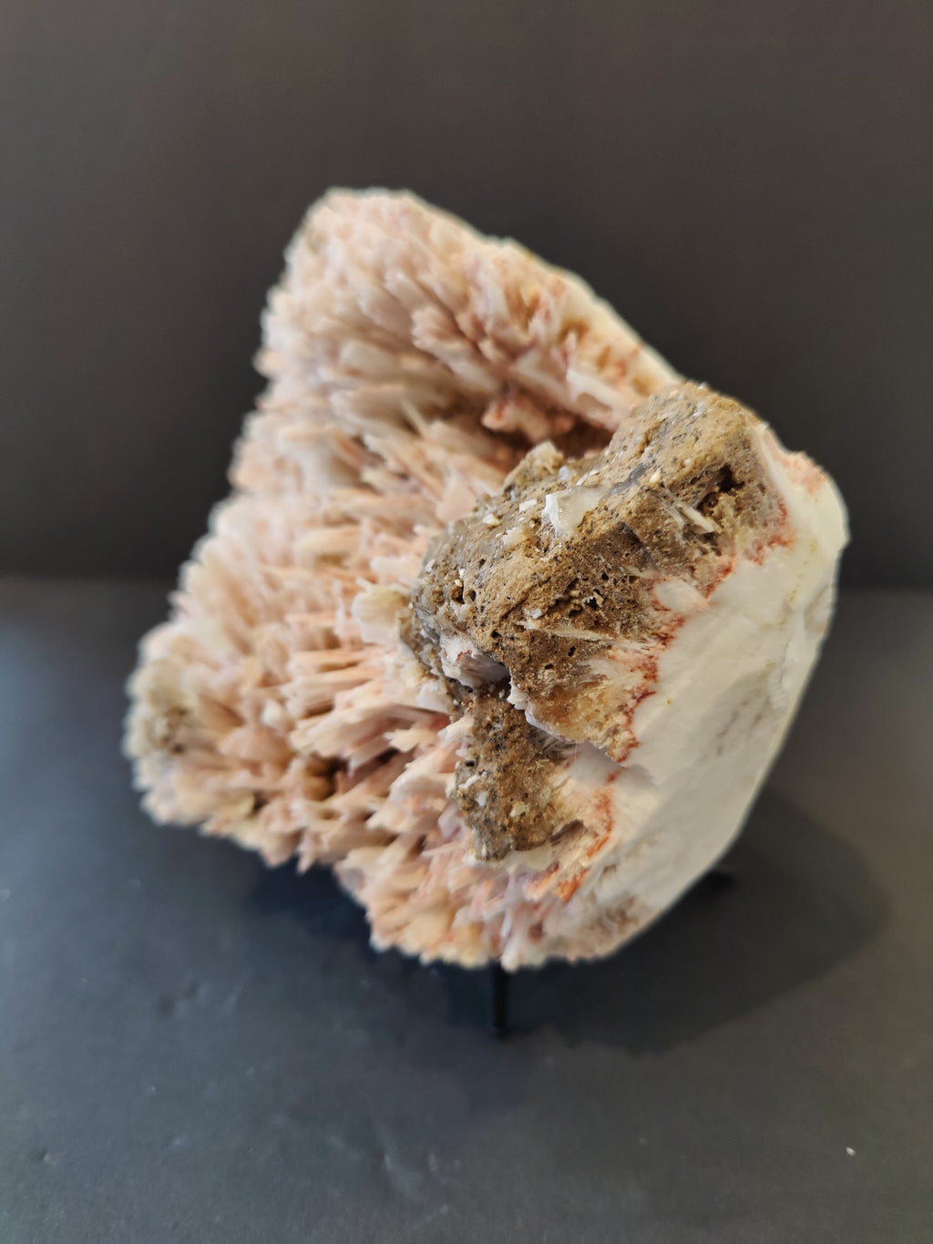 Red Mordenite with Stilbite Specimen 1,425g | Minerals | Wiccan Center