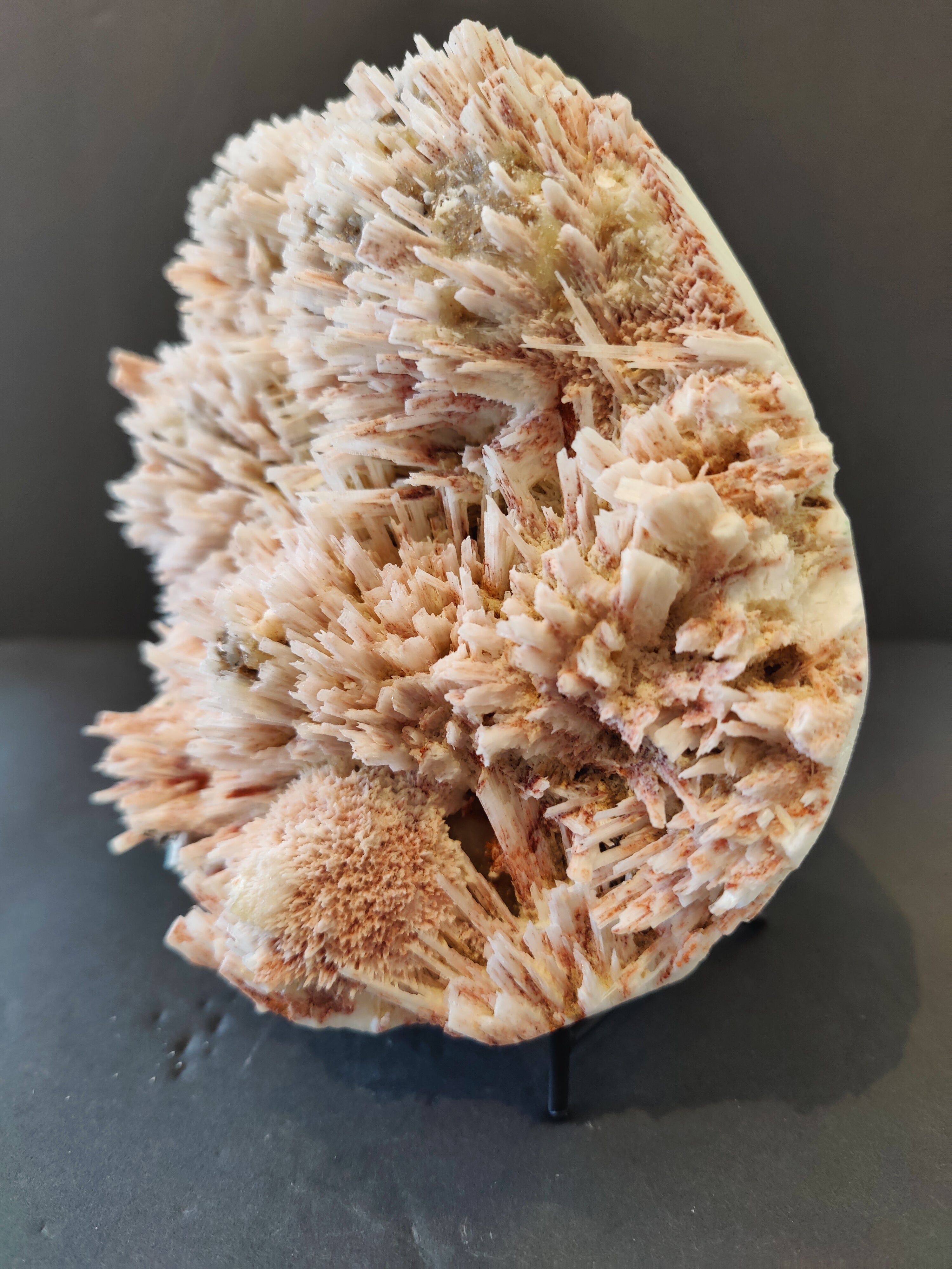 Red Mordenite with Stilbite Specimen 1,988g | Minerals | Wiccan Center