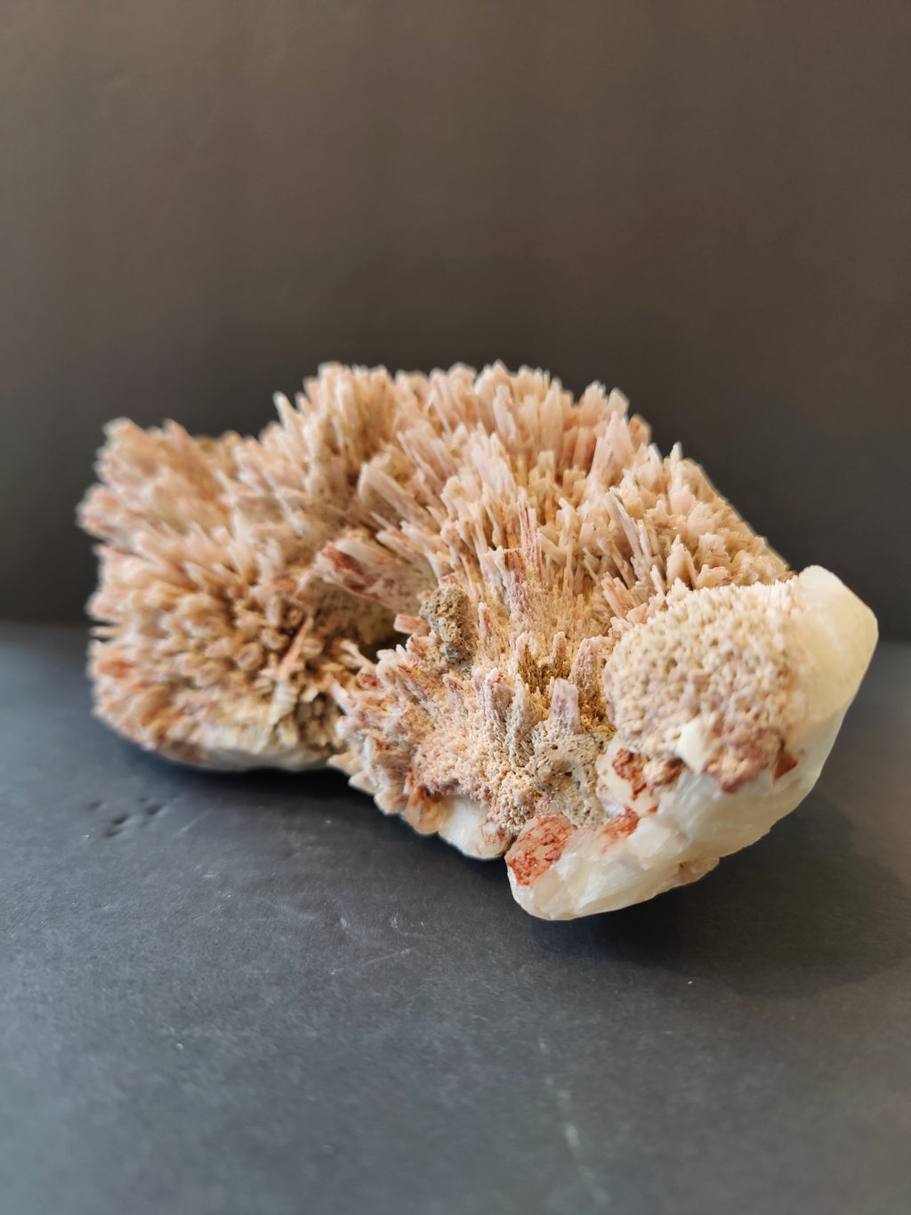 Red Mordenite with Stilbite Specimen 945g | Minerals | Wiccan Center