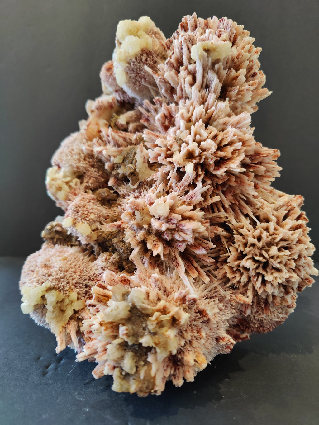 Red Mordenite with Stilbite Specimen 1,922g | Minerals | Wiccan Center