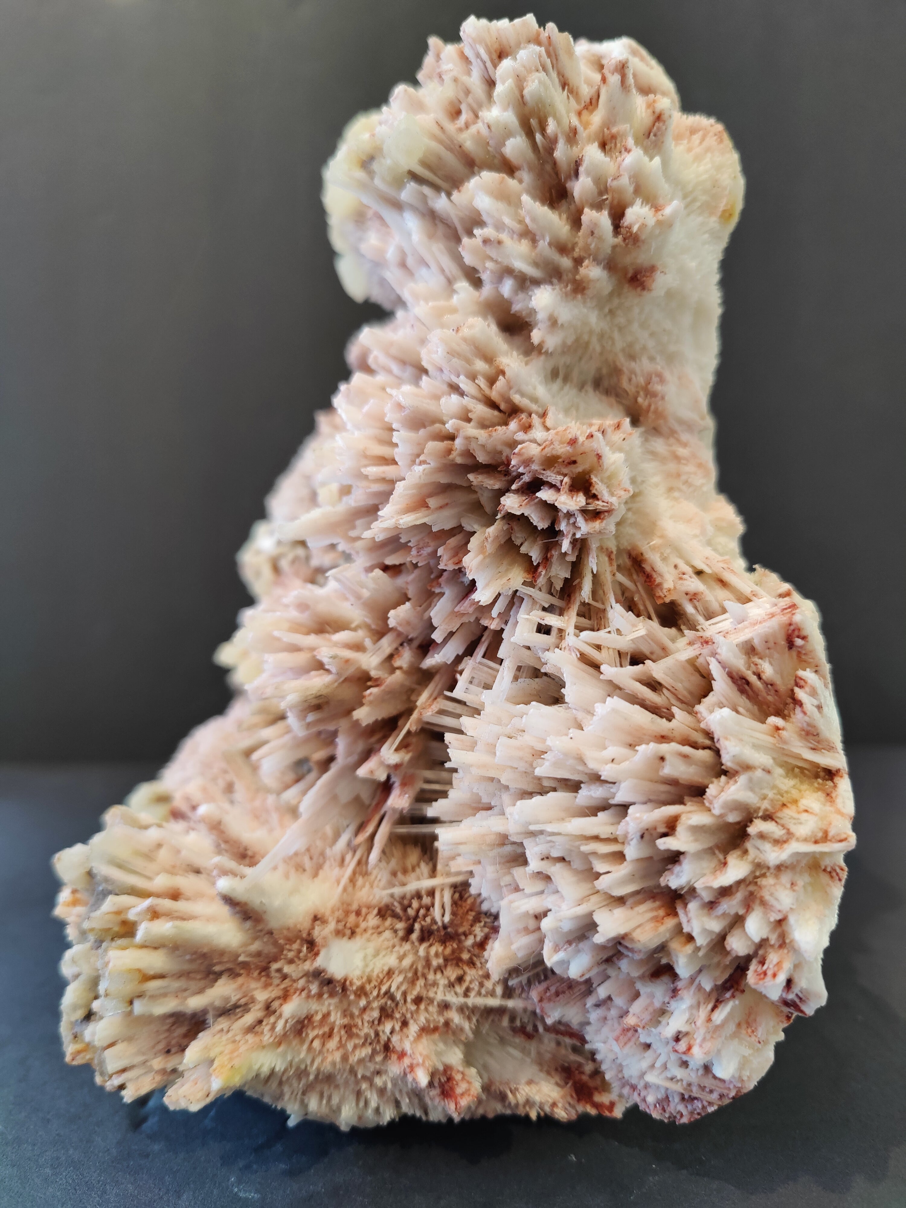 Red Mordenite with Stilbite Specimen 1,922g | Minerals | Wiccan Center