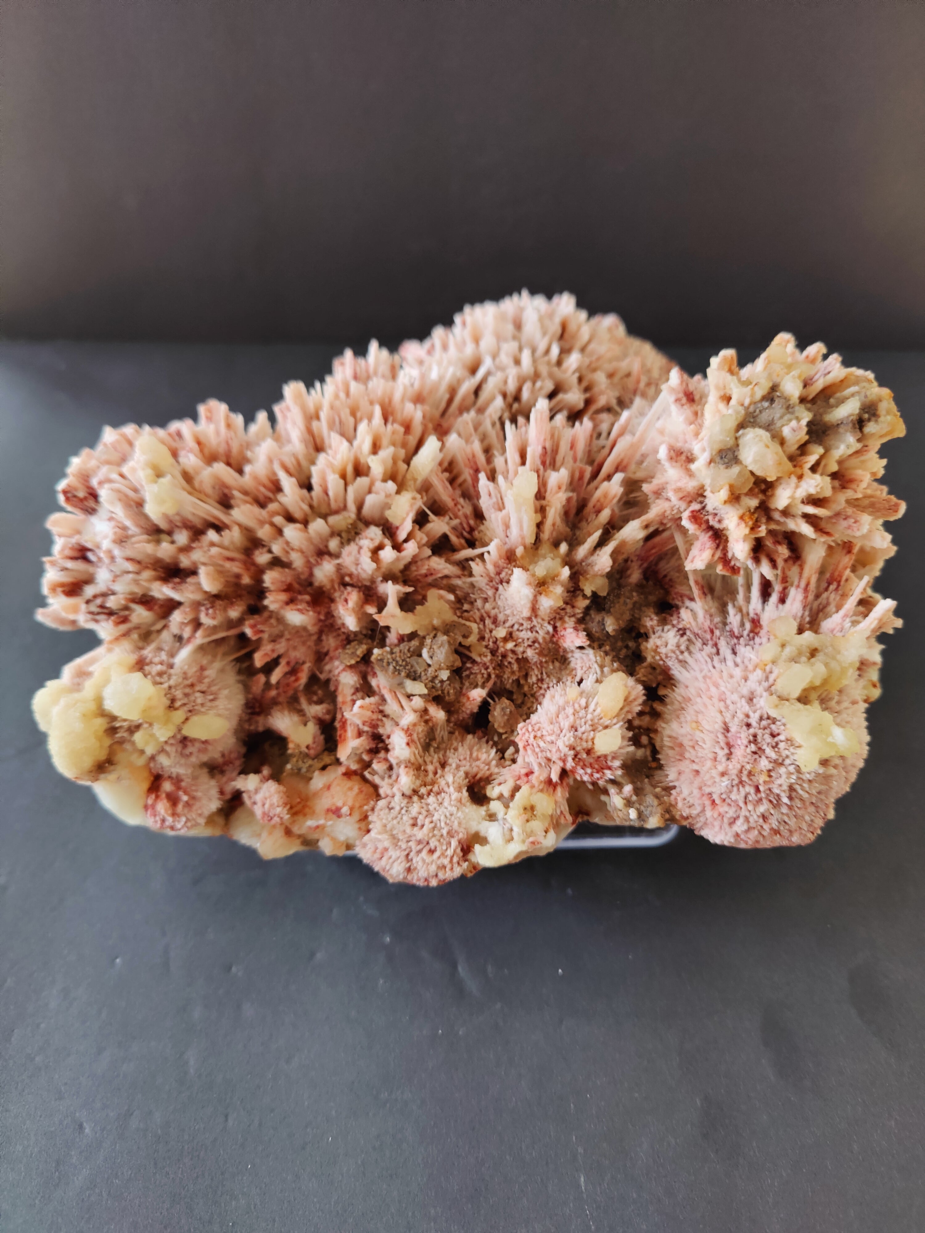 Red Mordenite with Stilbite Specimen 1,922g | Minerals | Wiccan Center