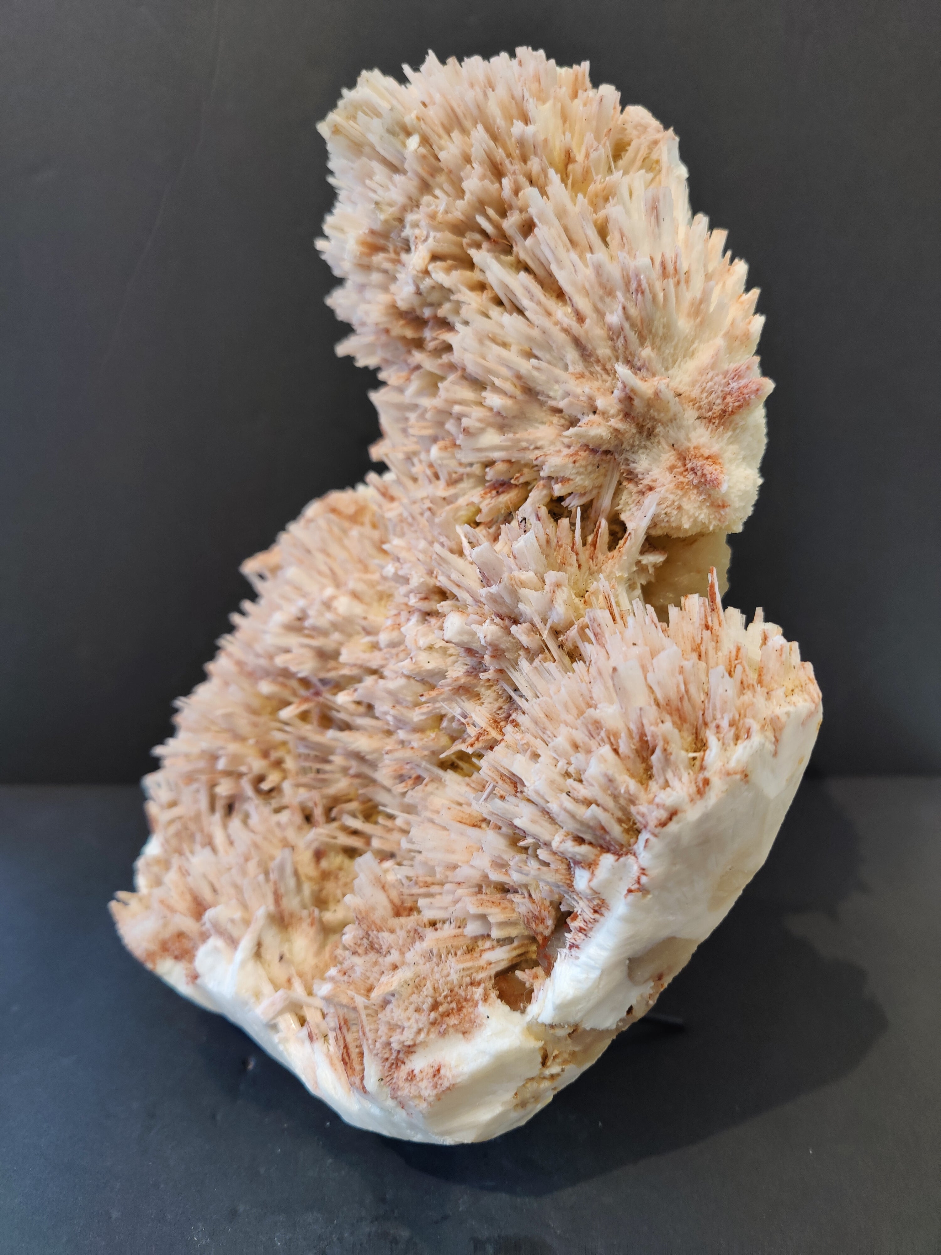 Red Mordenite with Stilbite Specimen 3,620g | Minerals | Wiccan Center
