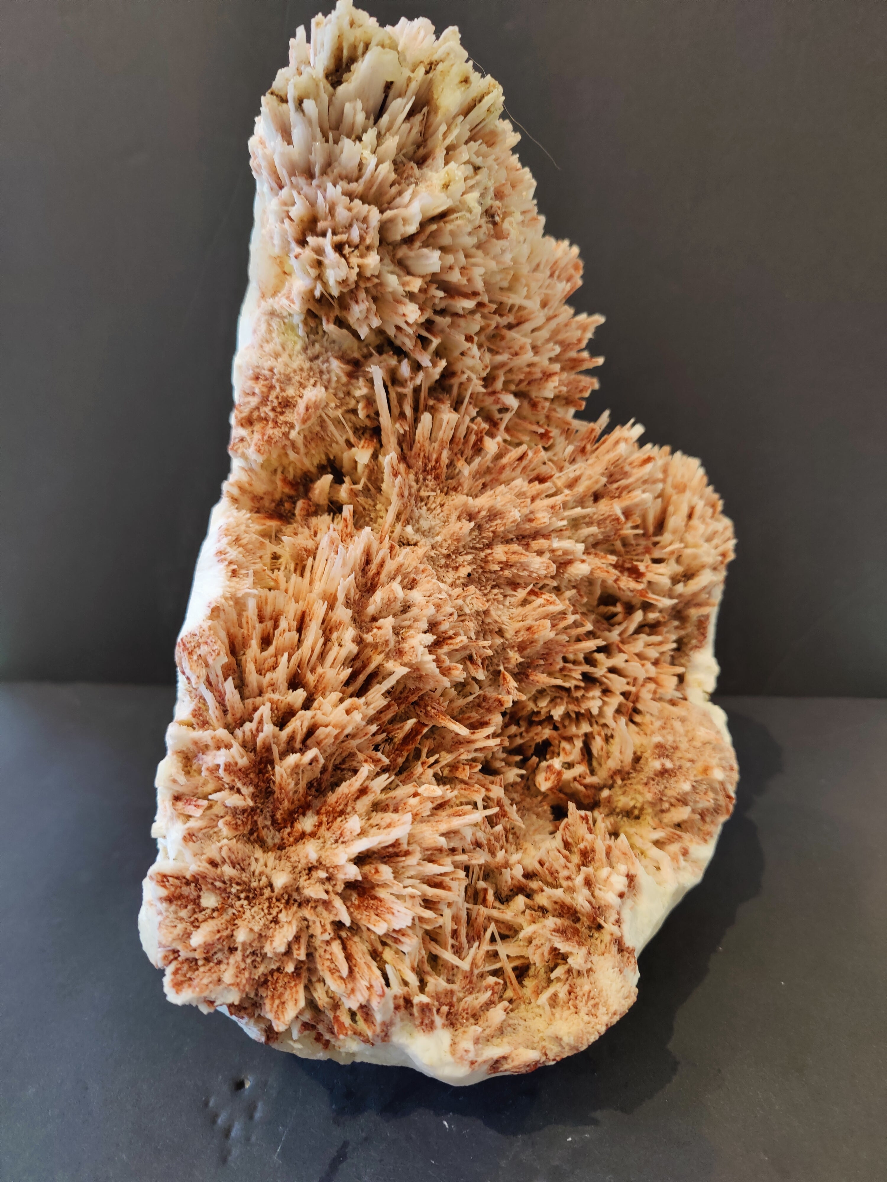 Red Mordenite with Stilbite Specimen 3,620g | Minerals | Wiccan Center