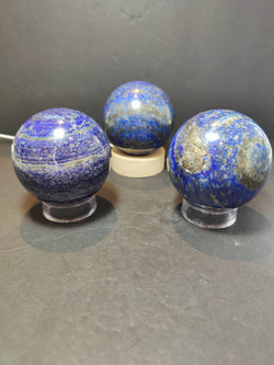 Lapis Lazuli Polished Sphere Sculpture | Lapidary | Wiccan Center