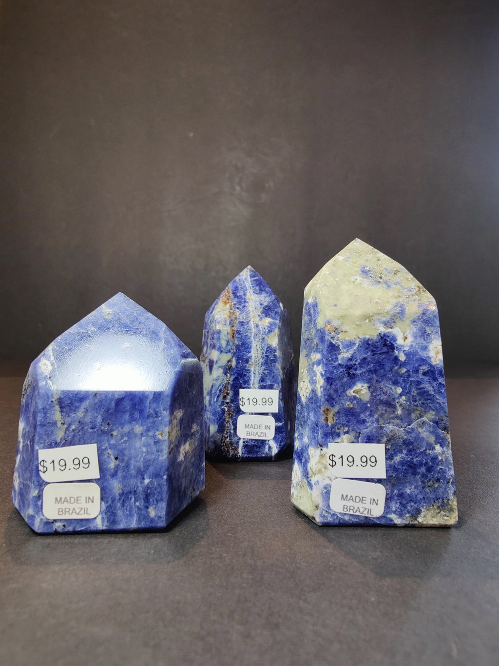 Sodalite Polished Obelisk Tower Sculpture | Lapidary | Wiccan Center