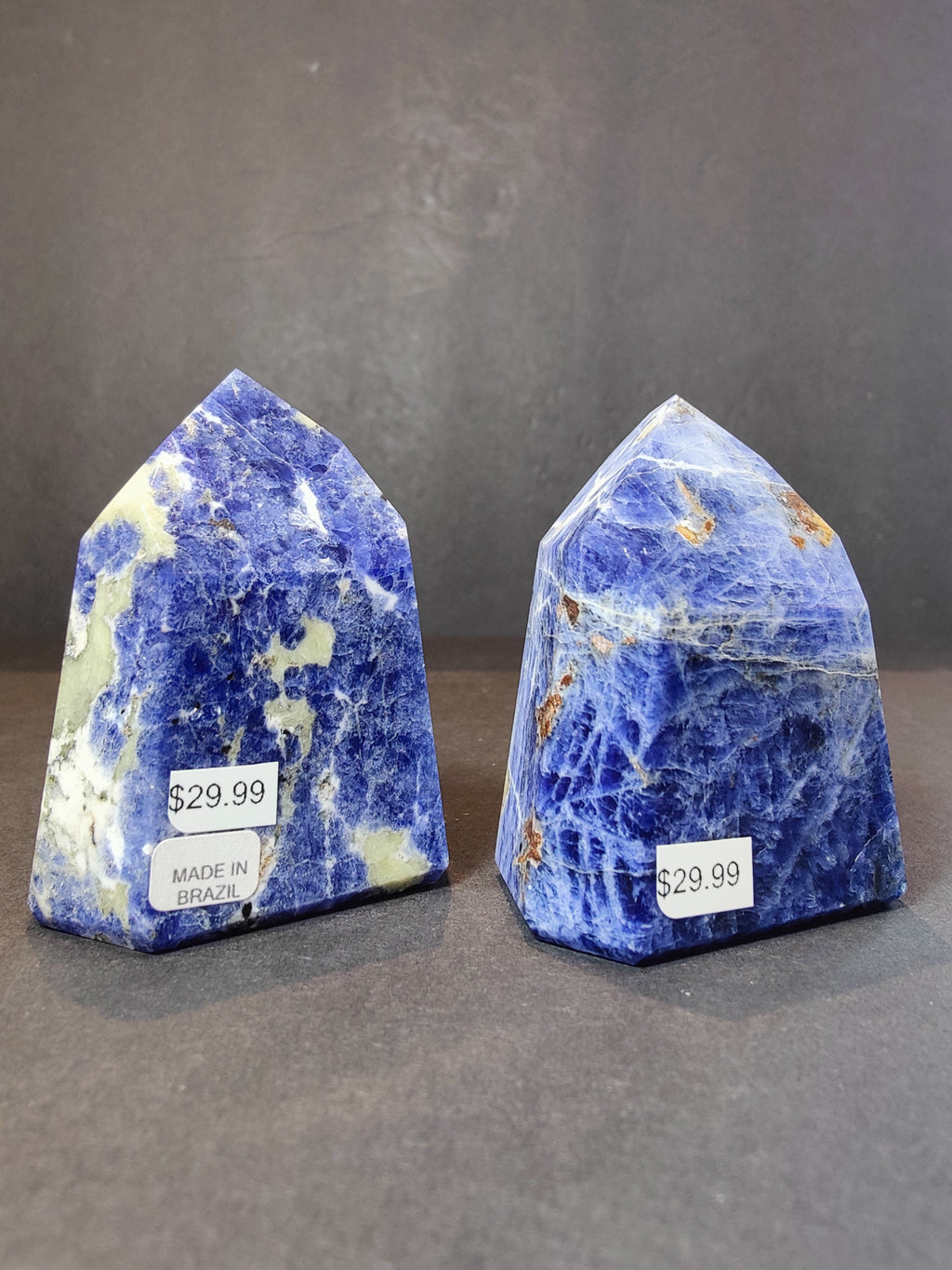 Sodalite Polished Obelisk Tower Sculpture | Lapidary | Wiccan Center