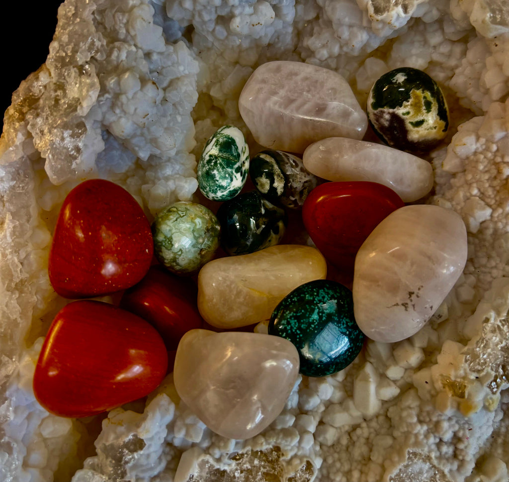 The Inner Harmony - Reiki Infused 4-Stone Tumbled Stone Collection | | Wiccan Center
