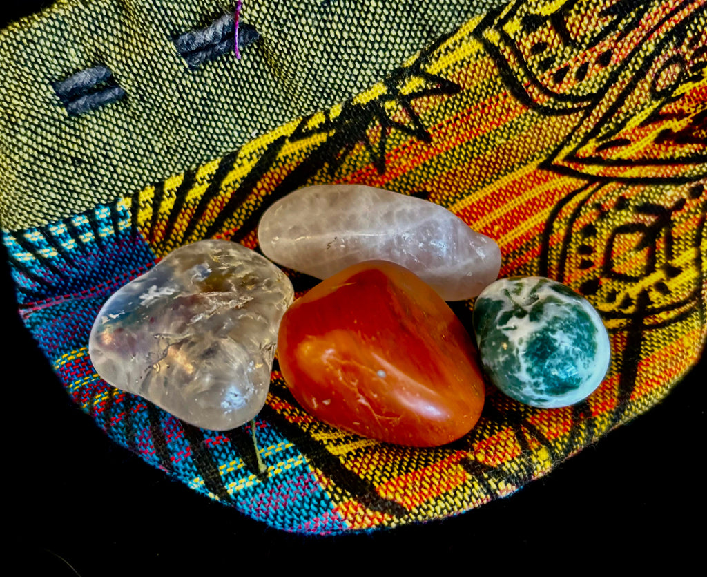 The Inner Harmony - Reiki Infused 4-Stone Tumbled Stone Collection | | Wiccan Center