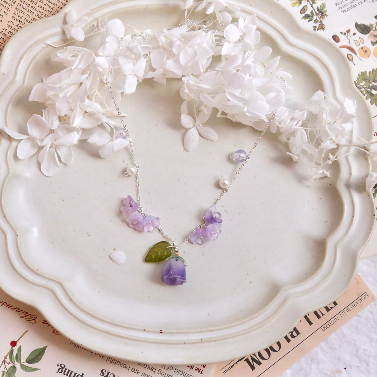 SALE - Rose & Lily Necklaces