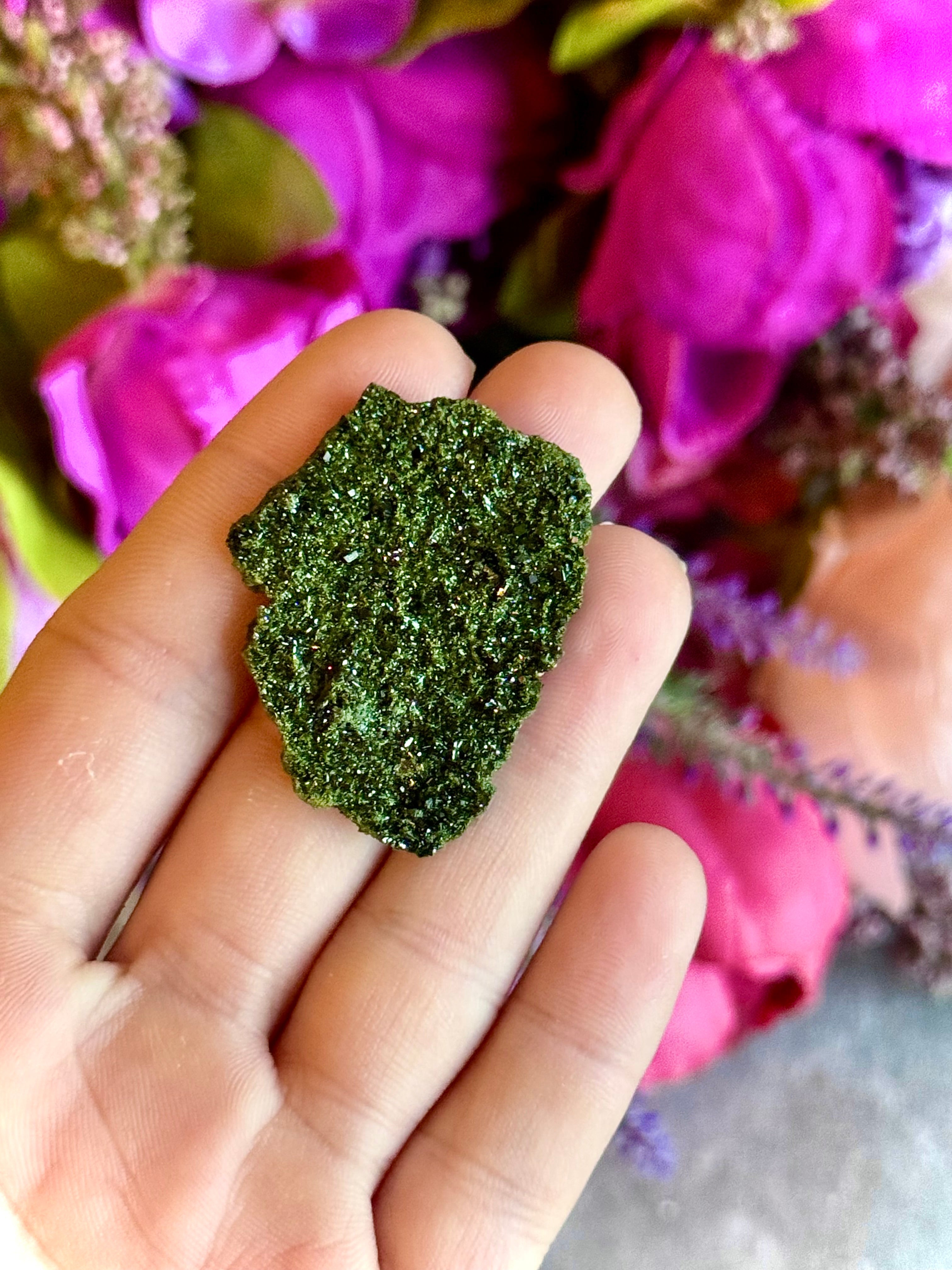 Forest Epidote Specimens from Turkey, Epidote and Quartz, Epidote Clusters | | Wiccan Center